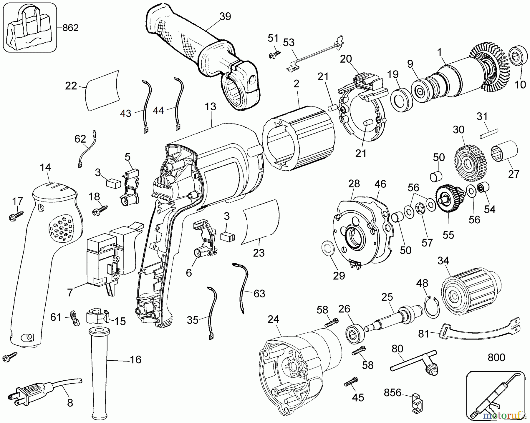DEWALT Bohrmaschinen Bohrmaschinen BOHRER DW235GR Seite 1