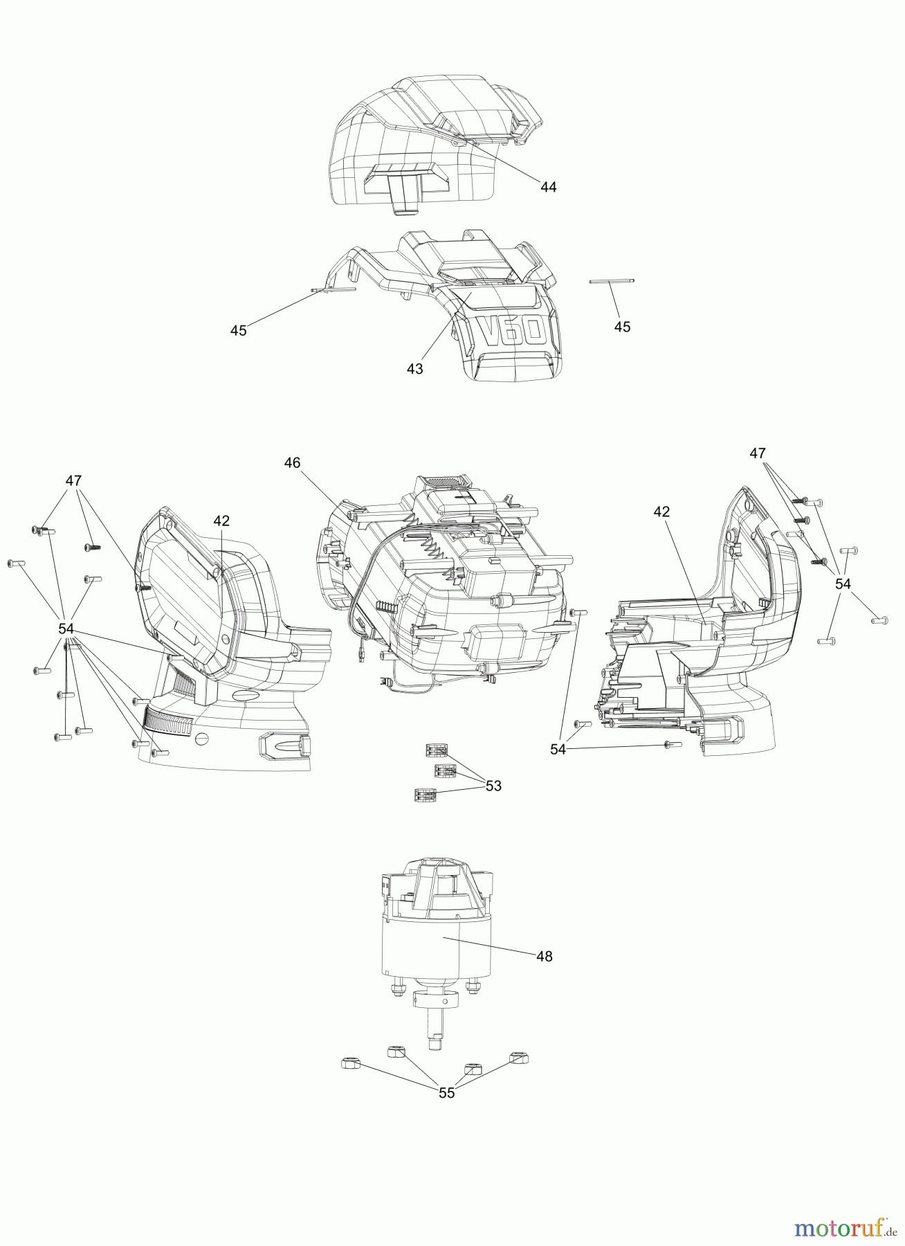 CRAFTSMAN GAS RIDING MOWER/TRACTOR 60V MAX PSH MWR 5.0A CMCMW260P1 Seite 3