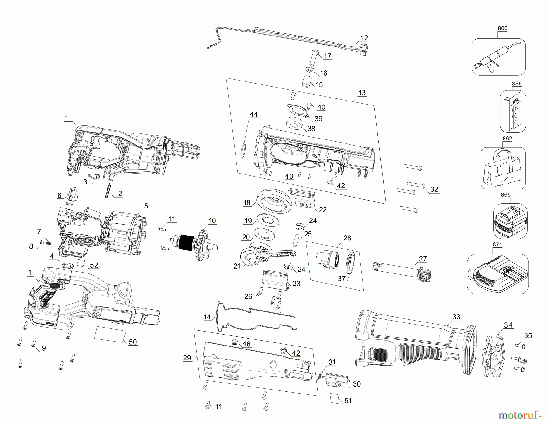 DEWALT HOLZARBEITEN SCHNEIDESÄGEN SHELL 20V MAX FLEXVOLT RE DCS386T1 Seite 1