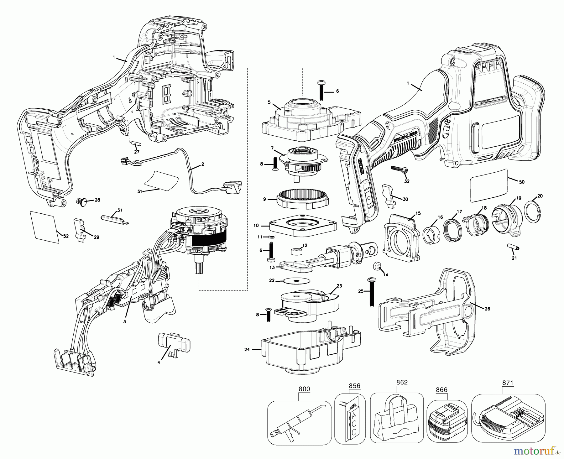 DEWALT HOLZARBEITEN SCHNEIDESÄGEN 20VMX BRSHLS COMPRCP DCS369P1 Seite 1