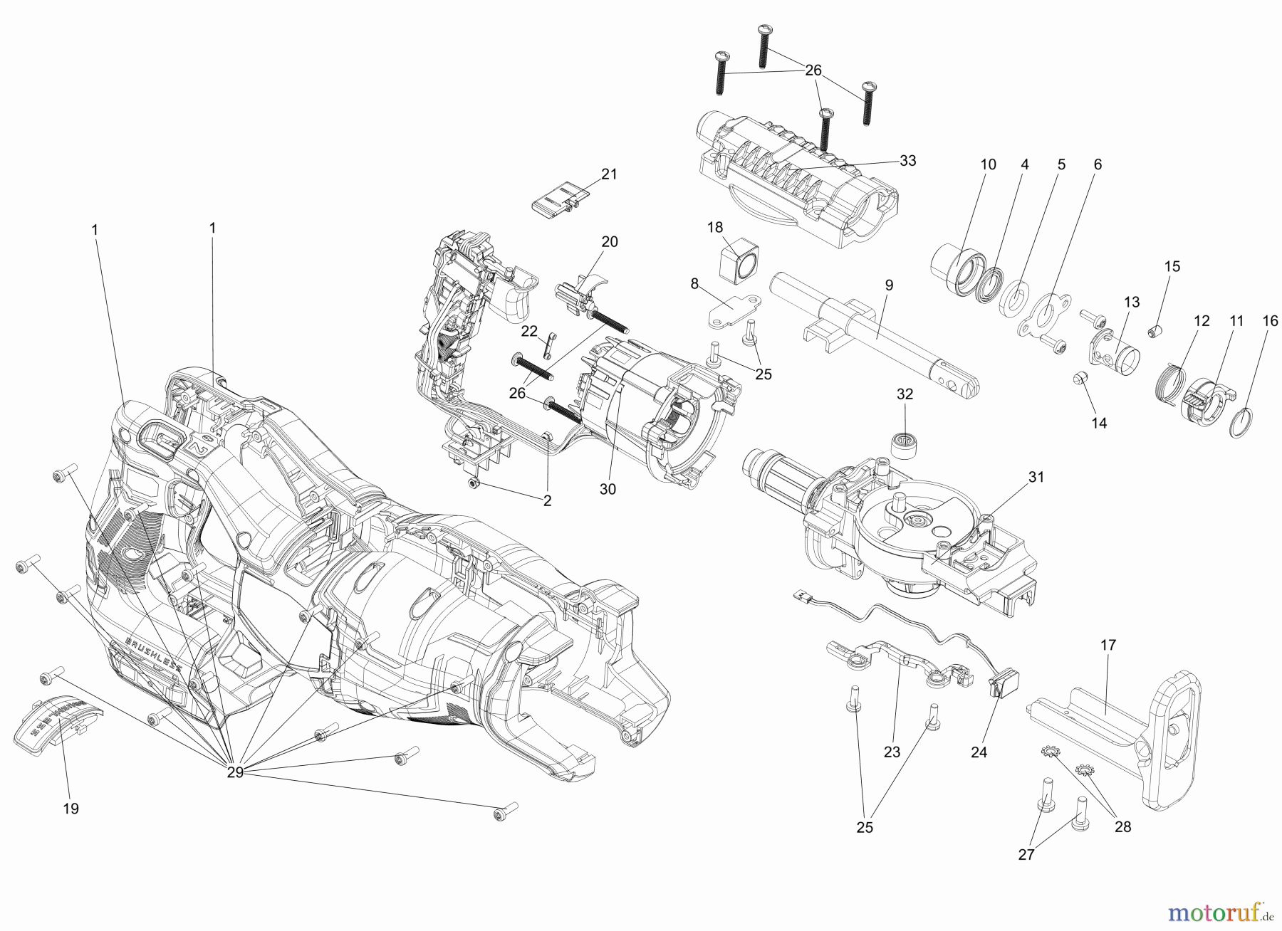 CRAFTSMAN CDLS SAW AKKU SÄBELSÄGE CMCS351BR Seite 1