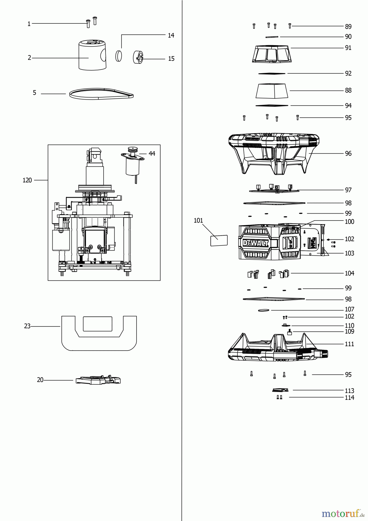 DEWALT LASERS ROTATIONSLASER DW079LGB Seite 2