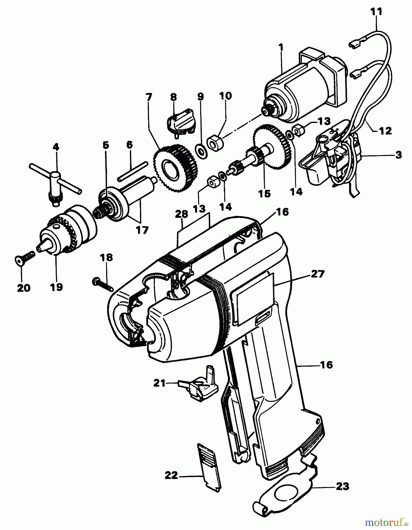 BLACK+DECKER INNENAUSSTATTUNG BOHRER AKKU-BOHRMASCHINE SC620R Seite 1