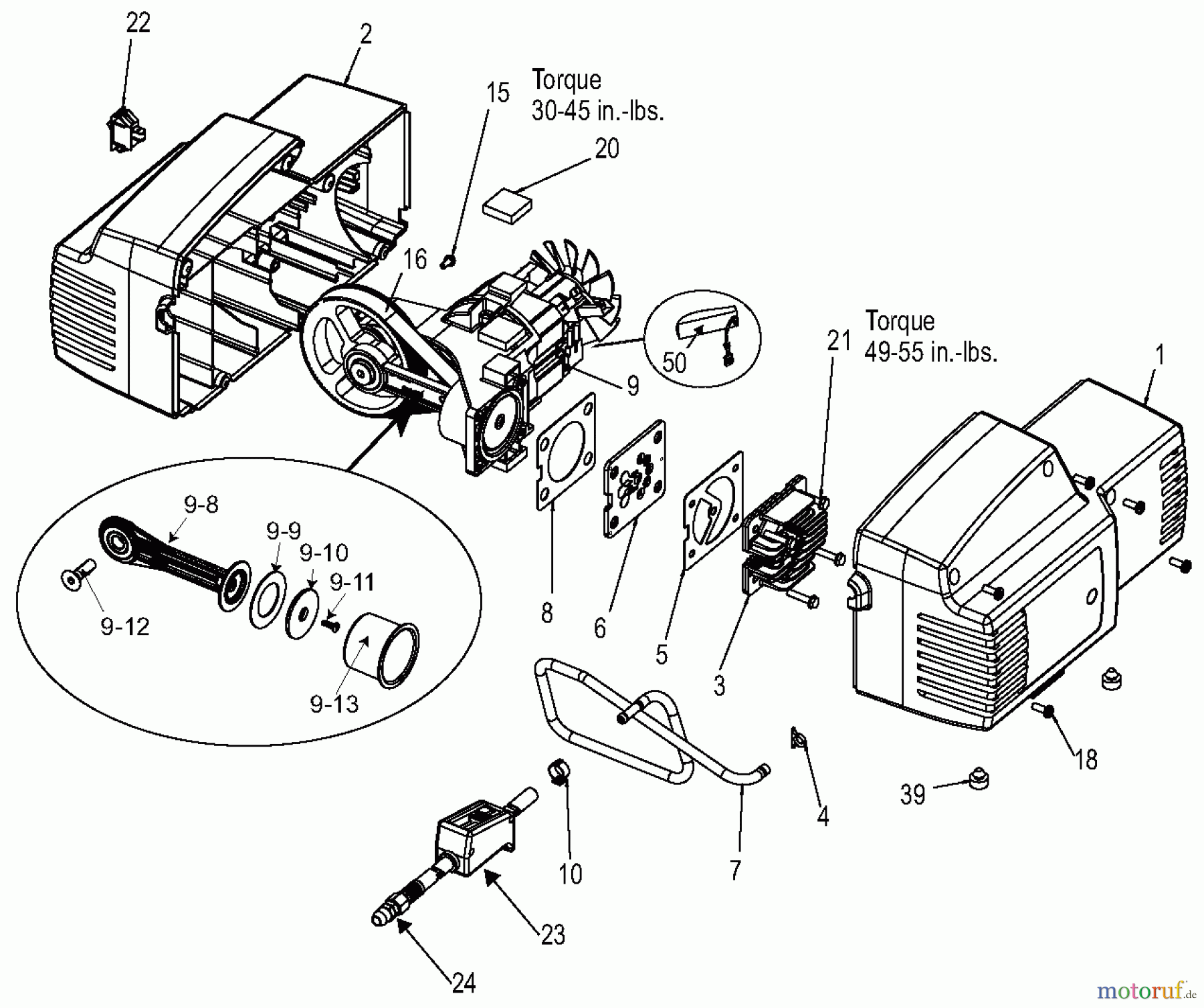 OEM Black und Decker Divers 50031 3JR69 Seite 1