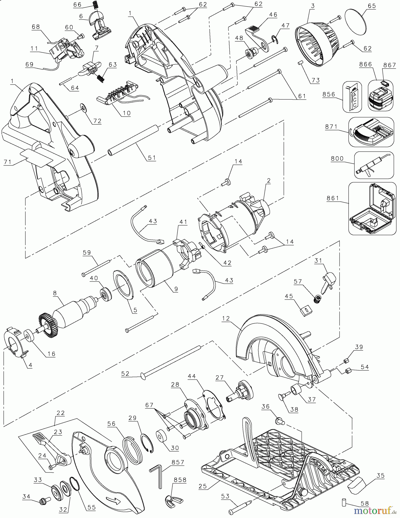  DEWALT HOLZARBEITEN KREISSÄGEN 20911 DW007K-2 Seite 1