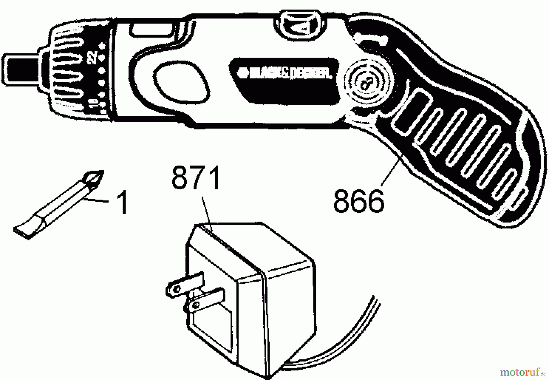 BLACK+DECKER Divers 3.6V SCREWDRIVER 9078 Seite 1
