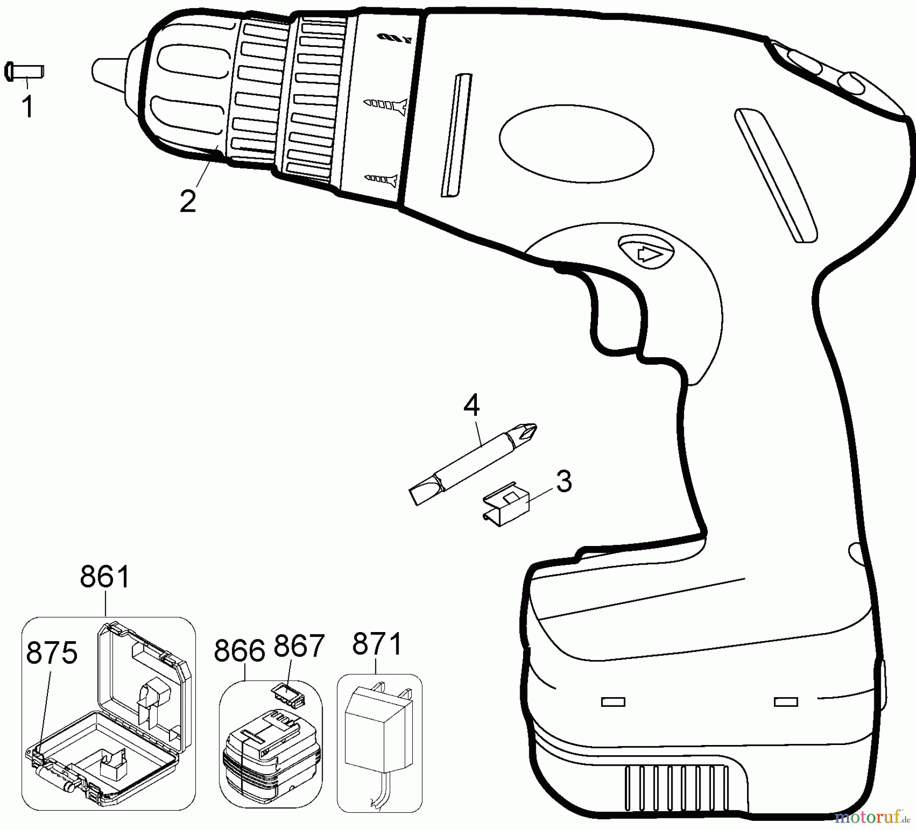 BLACK+DECKER Divers 14.4V DRILL/DRIVER HP1440K Seite 1