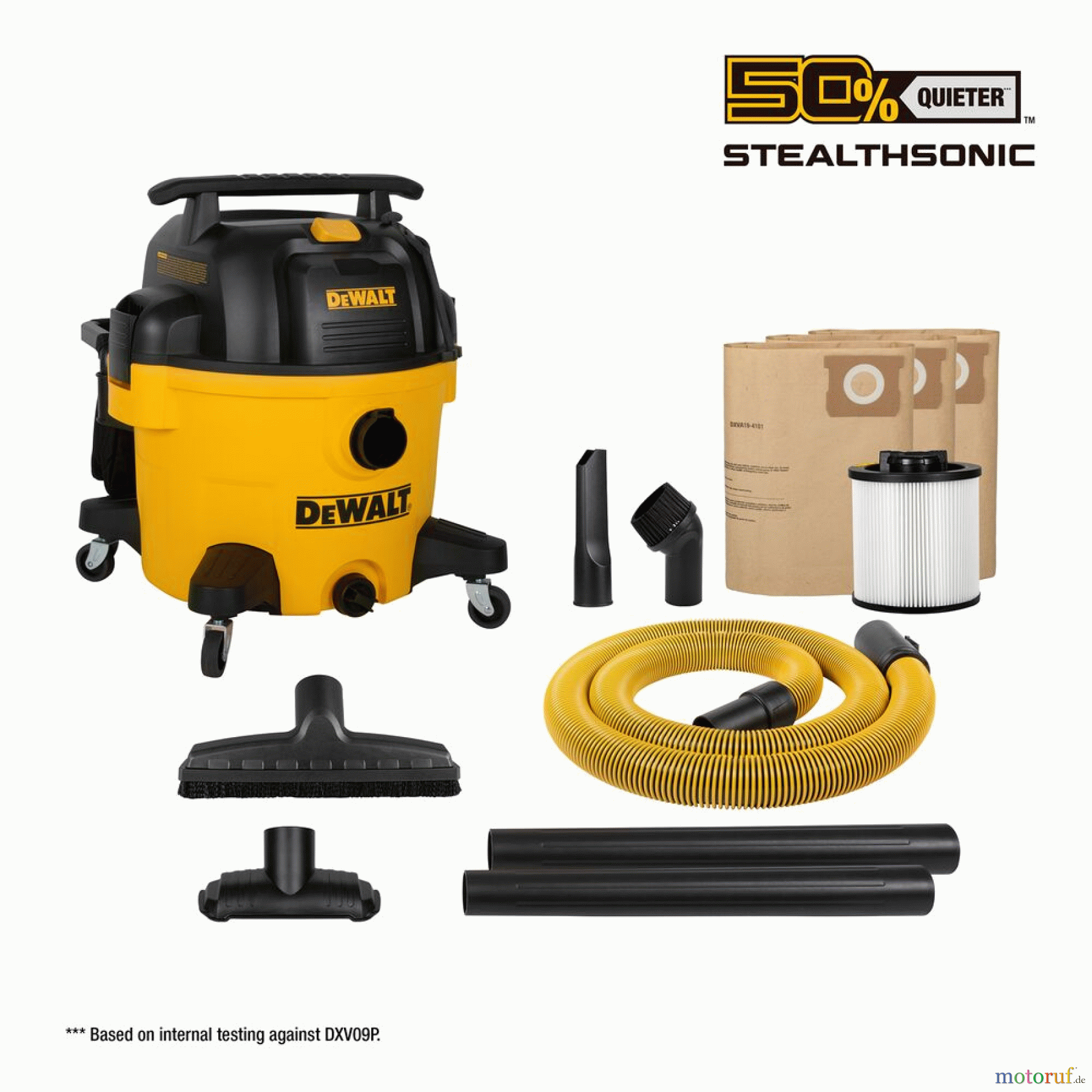 DEWALT VAKUUMEXTRAKTOREN NASSTROCKEN SAUGER DXV09P Seite 1