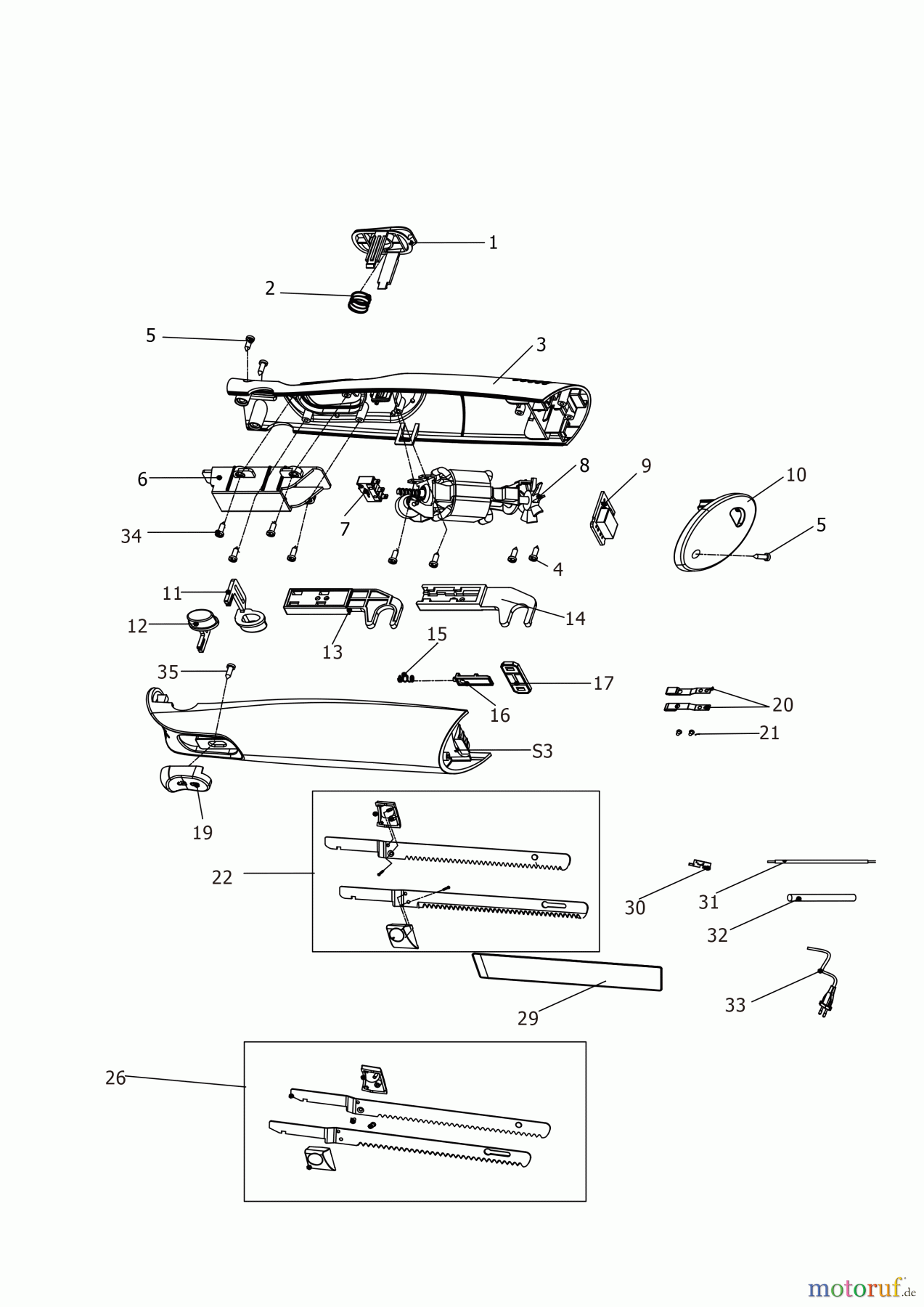BLACK+DECKER HAUSHALT LEBENSMITTELZUBEREITUNG MESSER FEL150W Seite 1