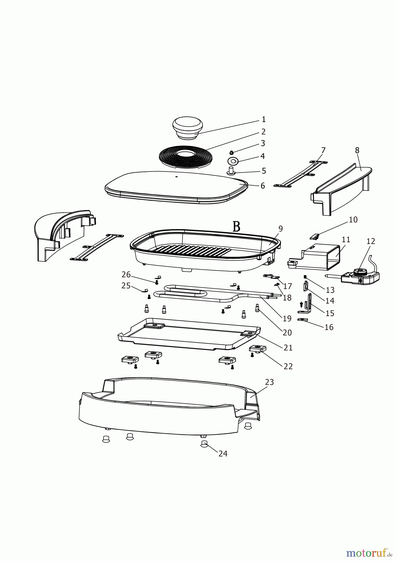 BLACK+DECKER HAUSHALT KOCHEN GRILL GH1500 Seite 1
