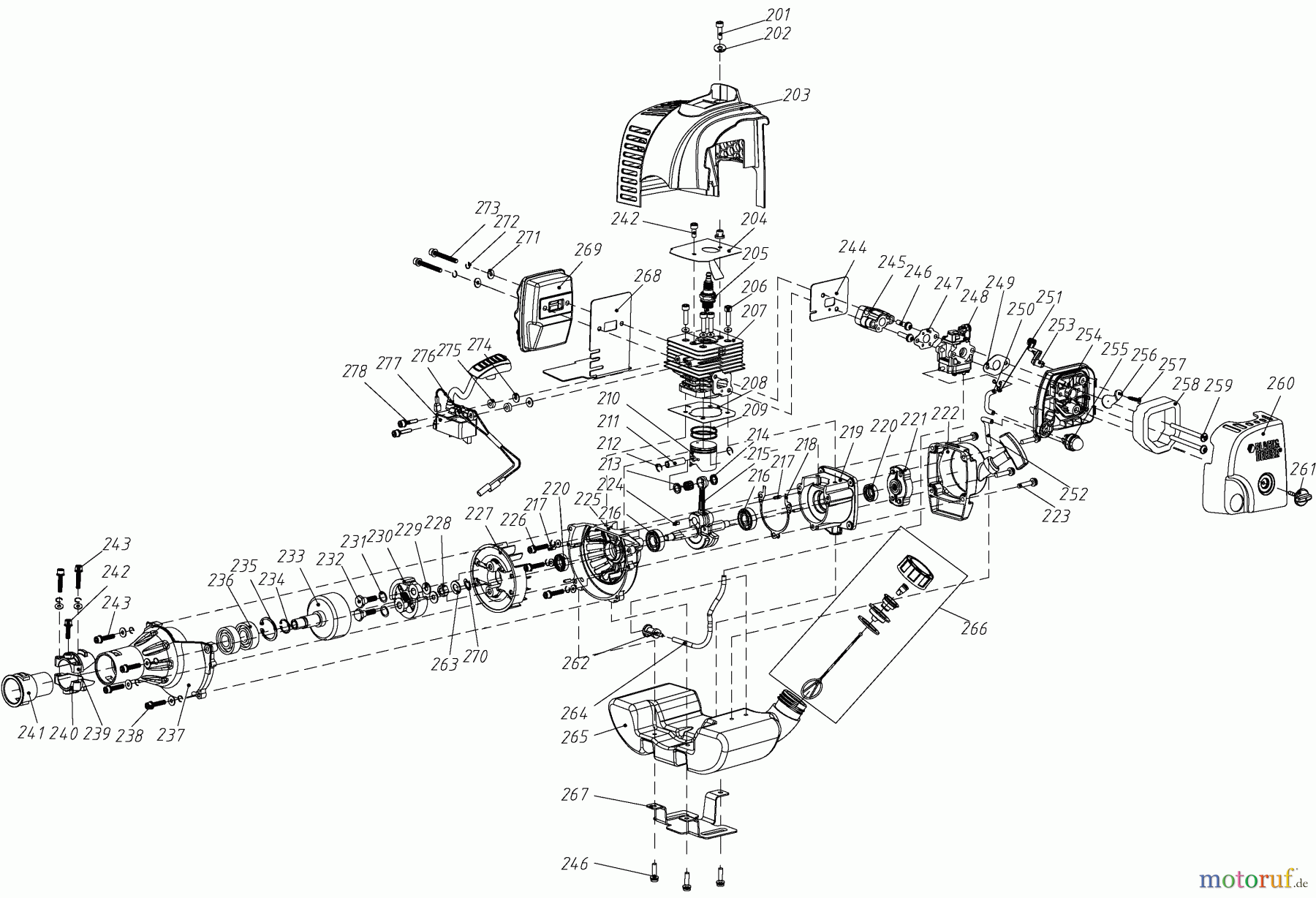 BLACK+DECKER AUSSERHALB HECKENSCHEREN, FADENTRIMMER, SCHEREN RASENTRIMMER GST26 Seite 2