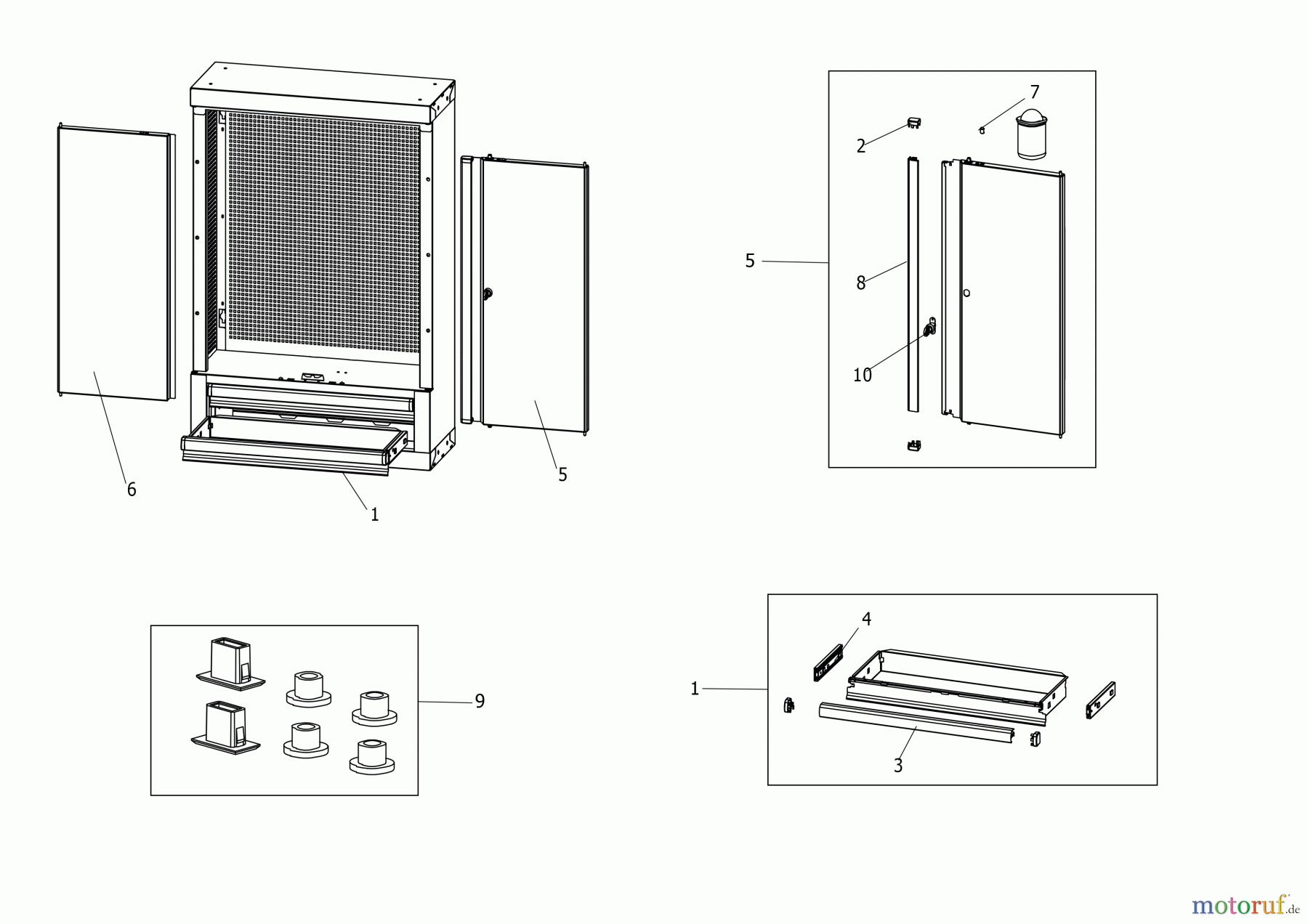 FACOM STORAGE SHELVING CABINET JLS3-2202BS Seite 1