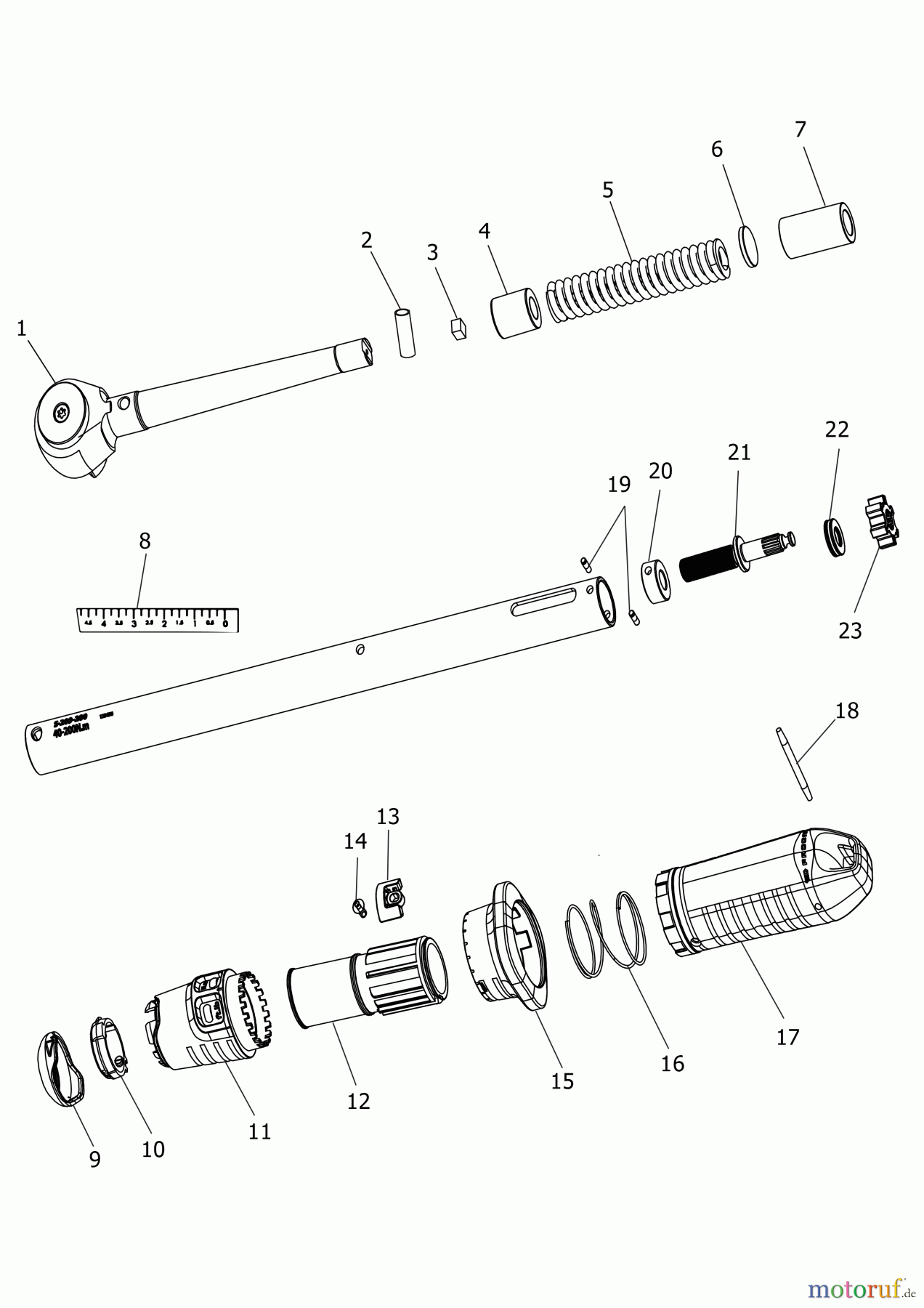 FACOM WRENCHES DREHMOMENTSCHLÜSSEL S.209-100PB Seite 1