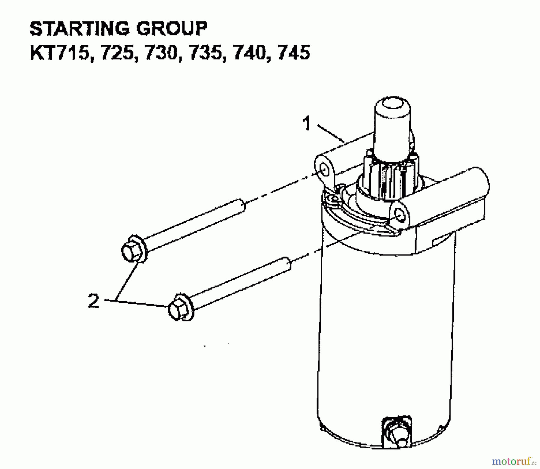 CRAFTSMAN Divers ENGINE KT725-3040 Seite 3