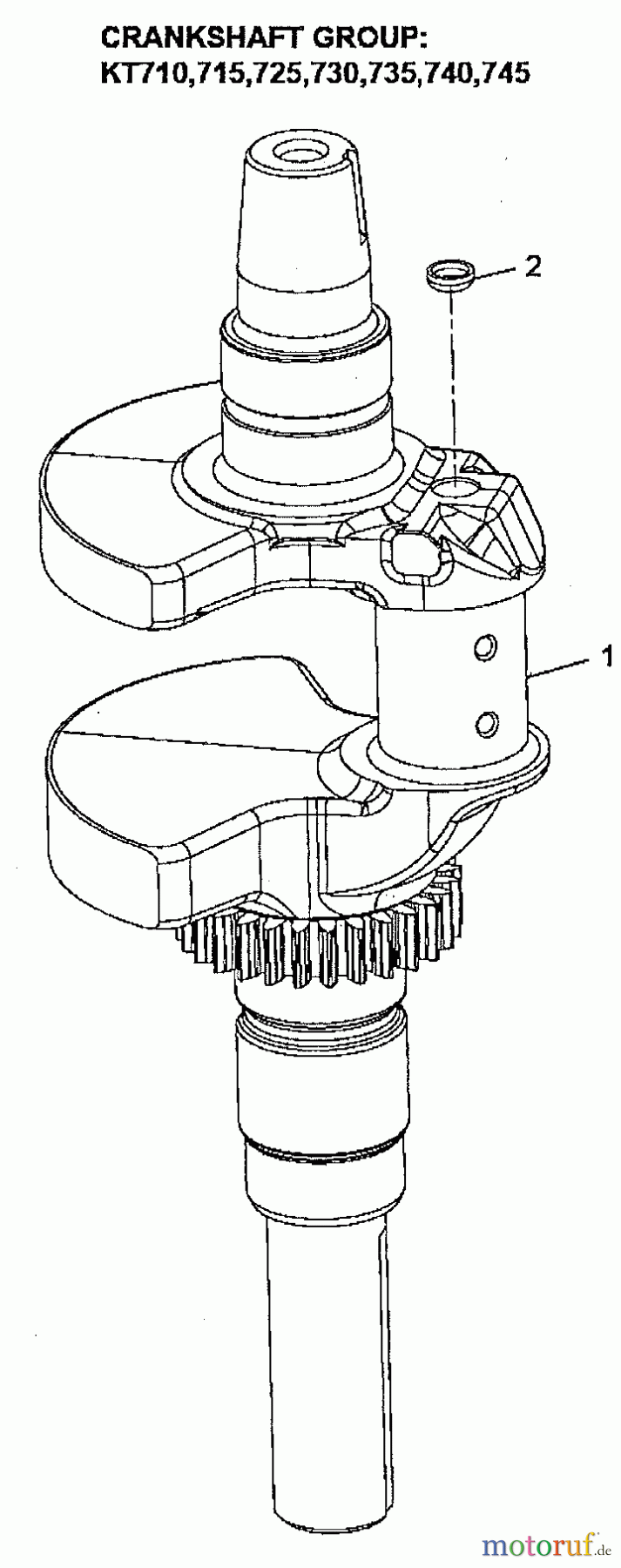 CRAFTSMAN Divers ENGINE KT725-3040 Seite 6