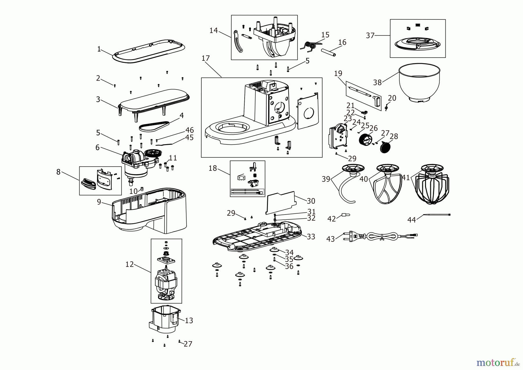 BLACK+DECKER HAUSHALT LEBENSMITTELZUBEREITUNG MISCHER MKM100 Seite 1