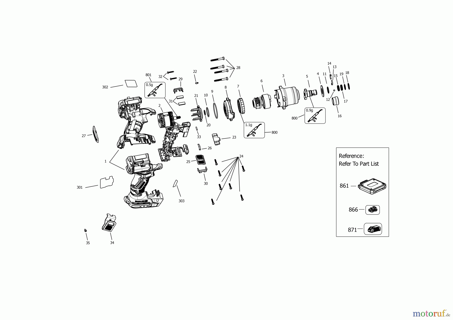 STANLEY CORDLESS-OTHER SCHLAGSCHRAUBER SFMCF830D2K Seite 1