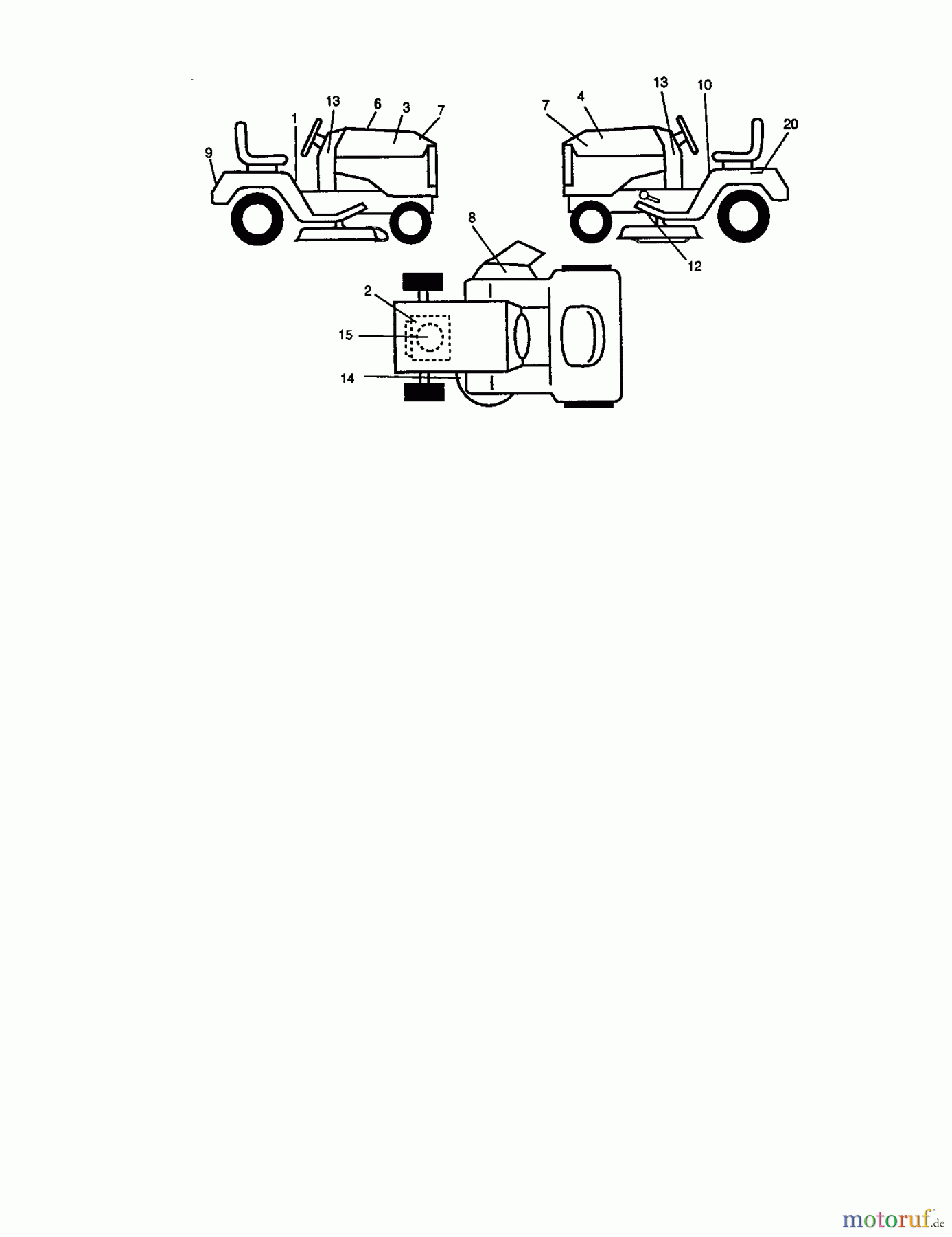  CRAFTSMAN Divers RASENTRAKTOR 917.271640 Seite 8
