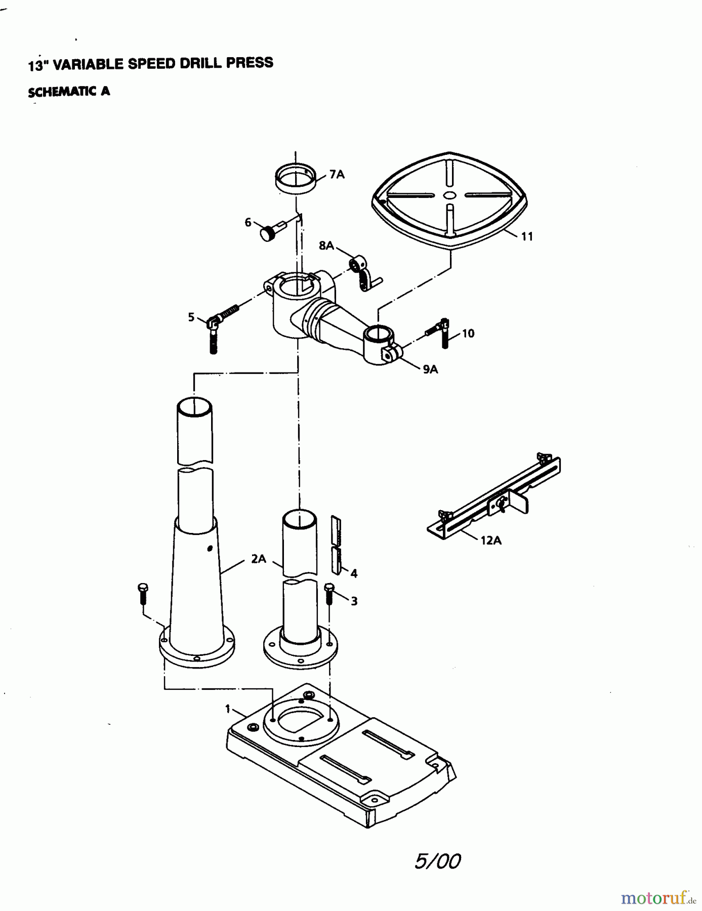 CRAFTSMAN Divers BOHRPRESSE 137.229130 Seite 1