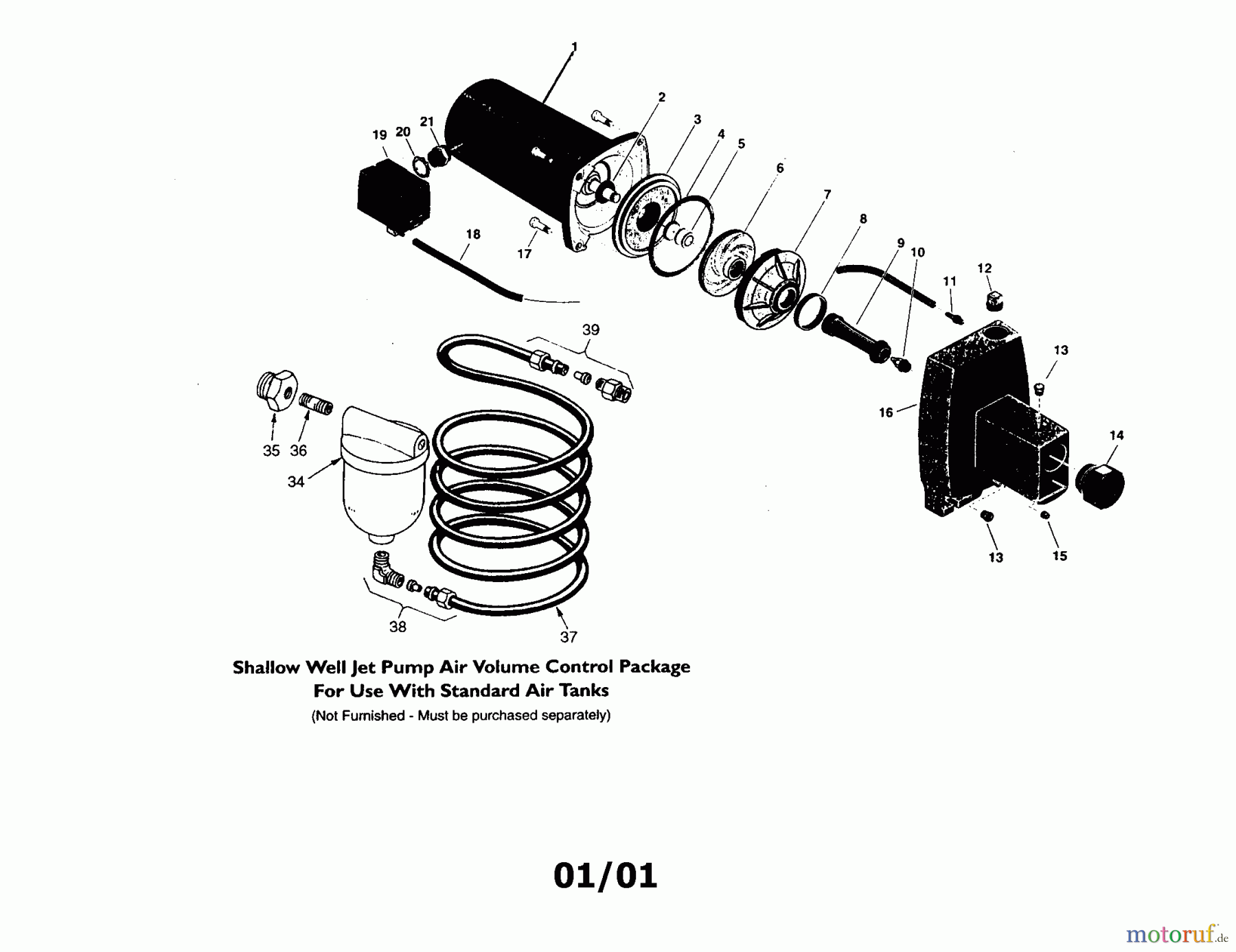 CRAFTSMAN Divers WASSERPUMPE 390.250255 Seite 1