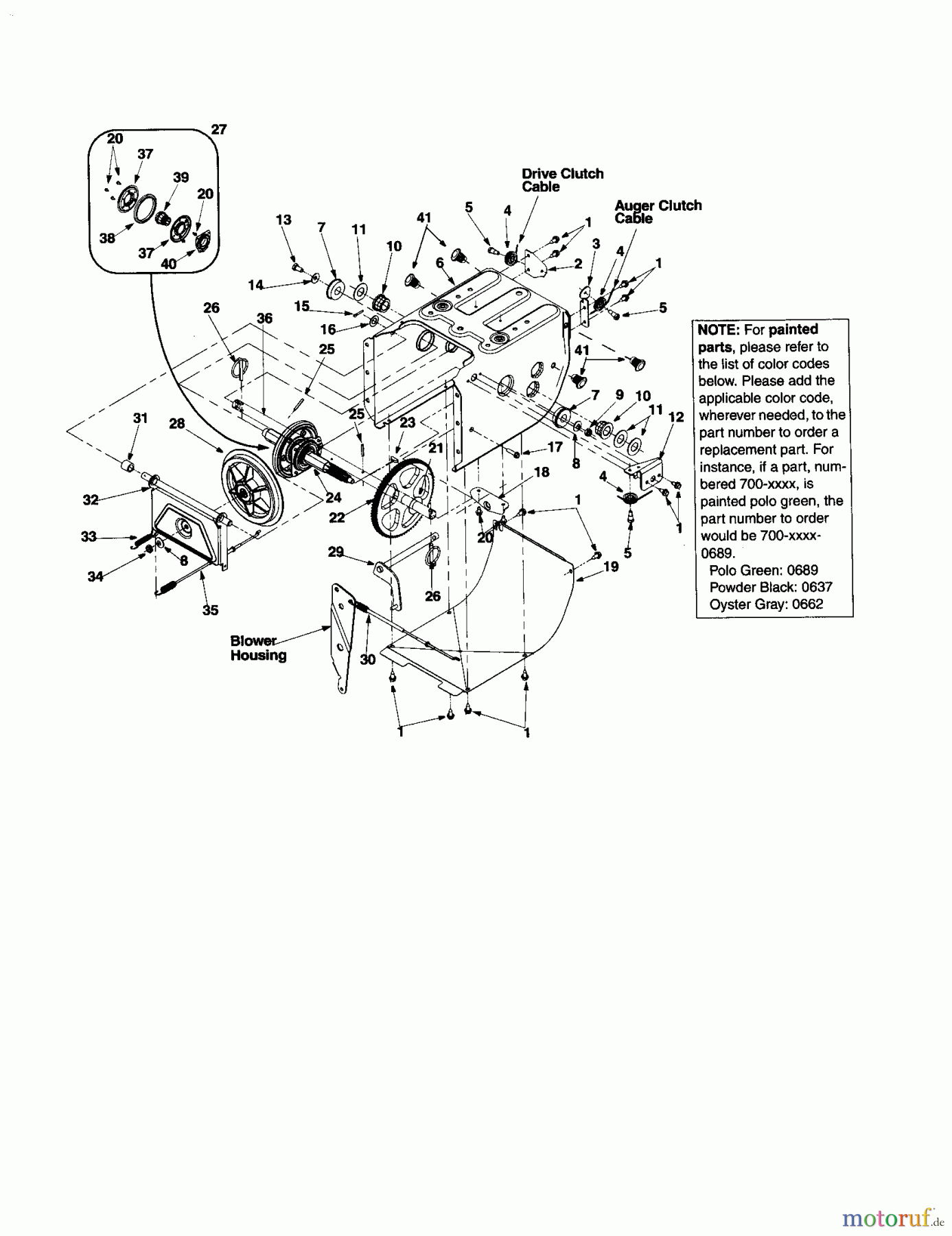  CRAFTSMAN Divers SNOW BLOWER 247.886640 Seite 6
