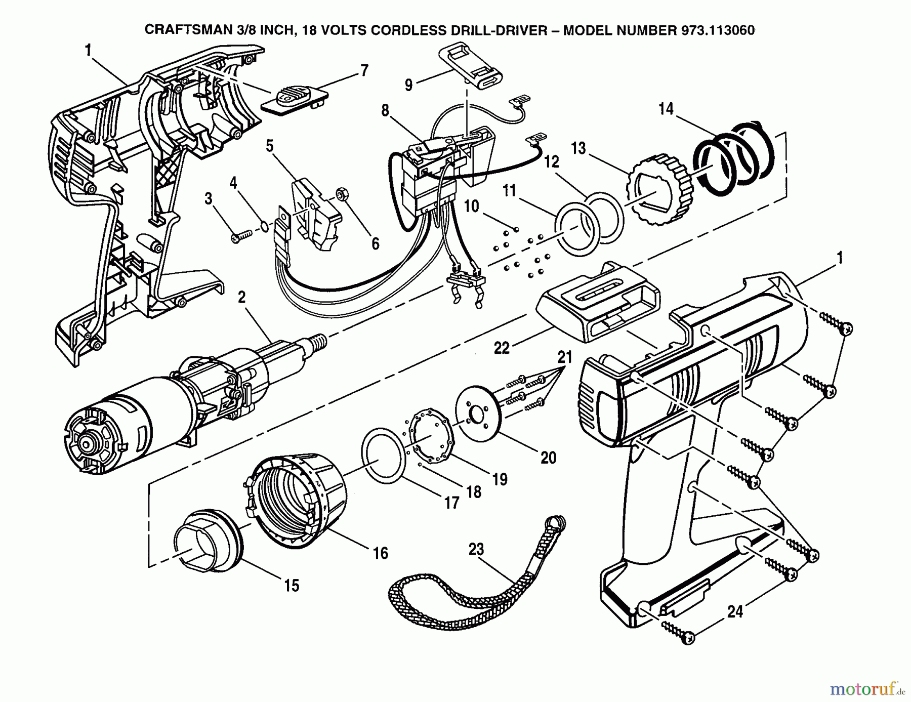 CRAFTSMAN Divers CDLS DRILL DRIVER 973.113060 Seite 2