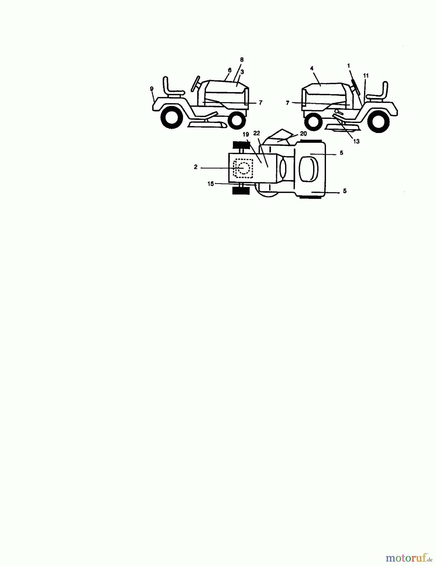 CRAFTSMAN Divers 19.5HP LAWN TRACTOR 917.270814 Seite 7