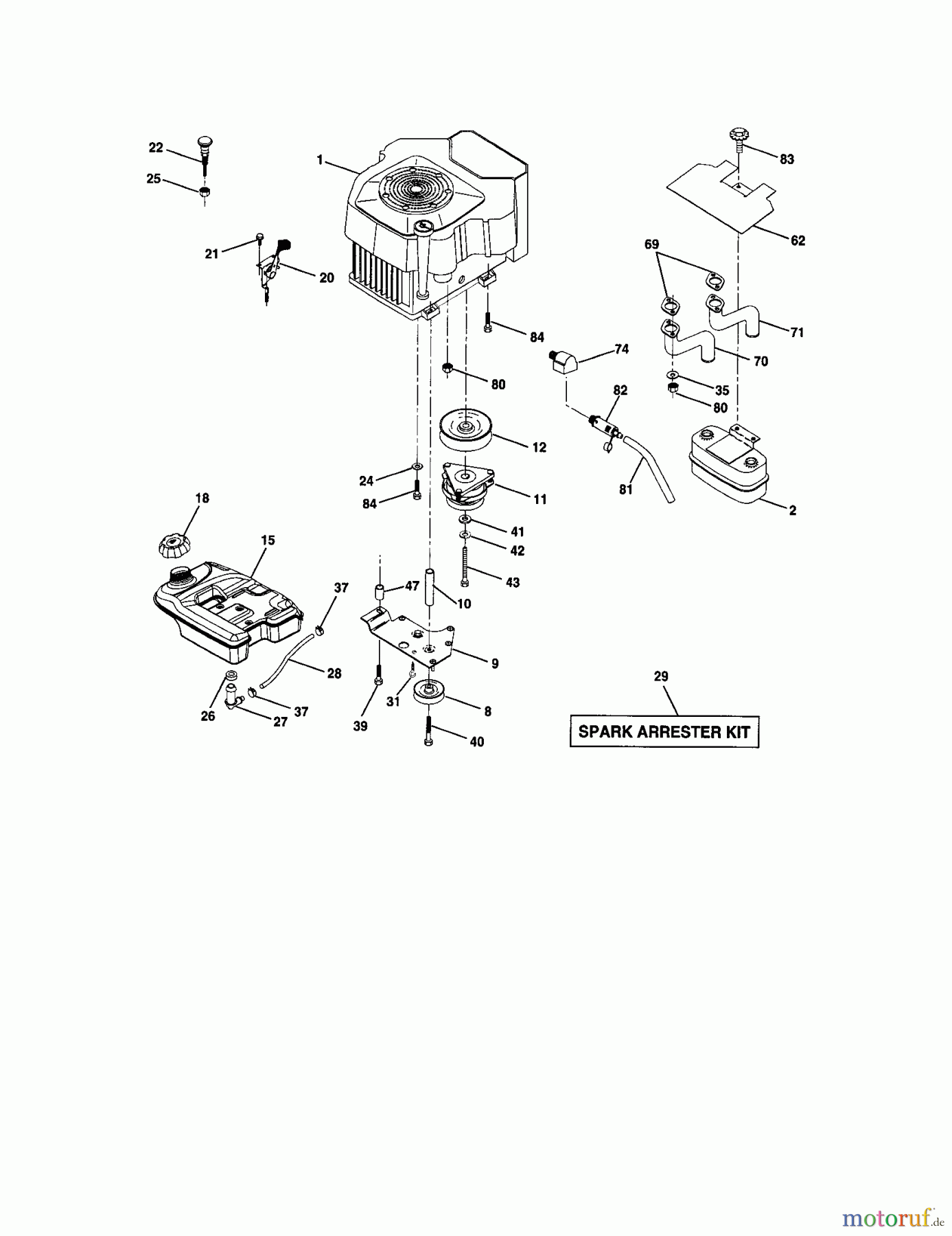 CRAFTSMAN Divers GARDEN TRACTOR 917.275281 Seite 5