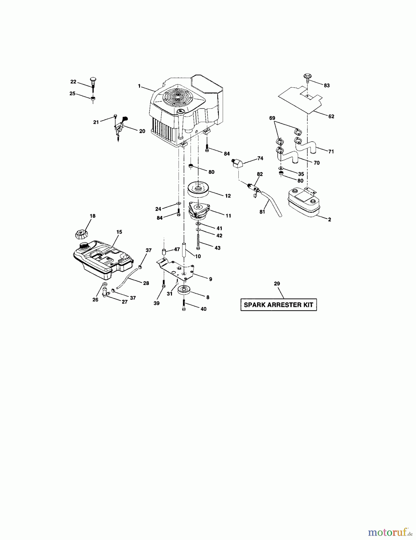  CRAFTSMAN Divers GARDEN TRACTOR 917.276020 Seite 5