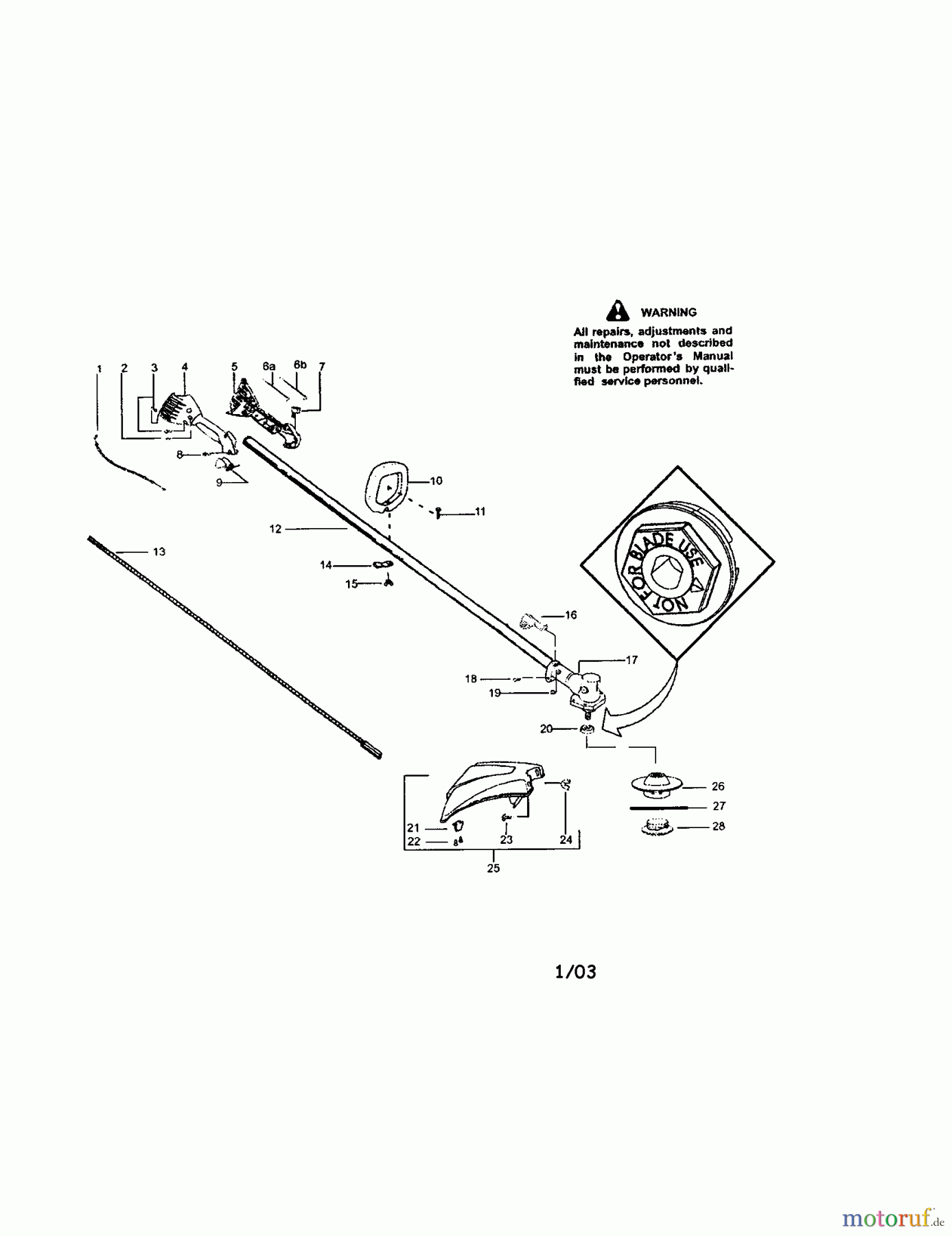 CRAFTSMAN Divers GAS BRUSHWACKER 358.795580 Seite 7