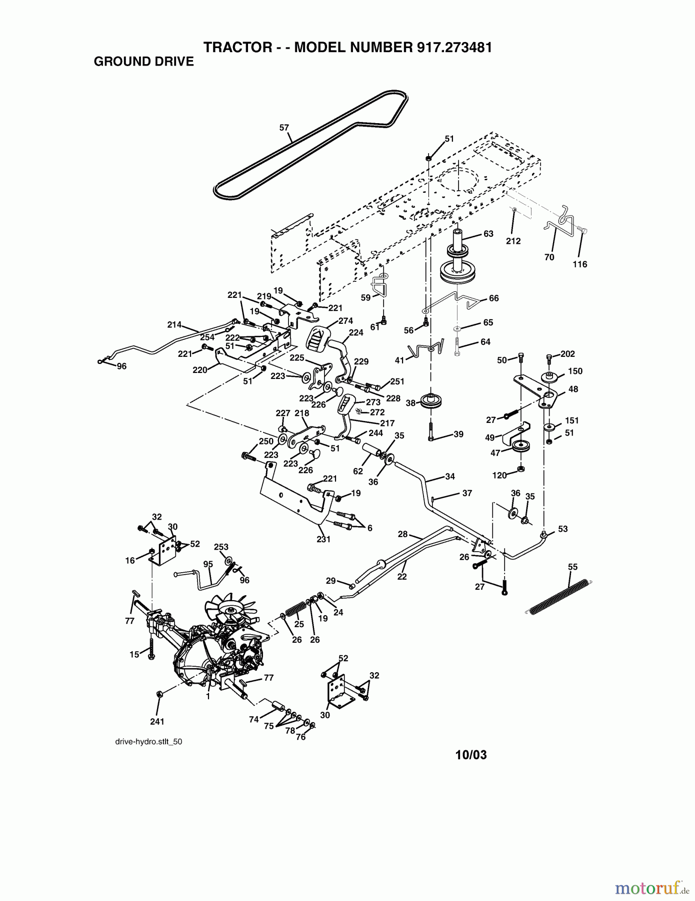 CRAFTSMAN Divers RASENTRAKTOR 917.273481 Seite 3
