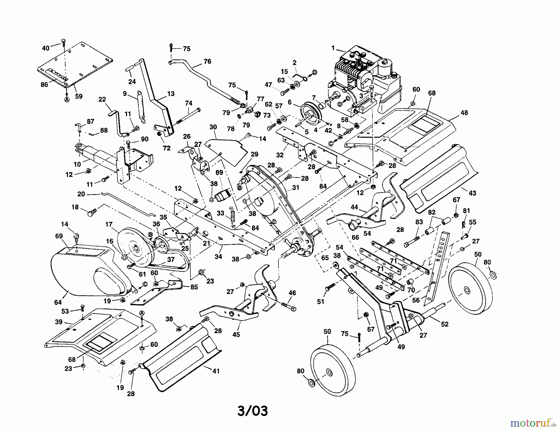 CRAFTSMAN Divers TILLER 486.252442 Seite 1