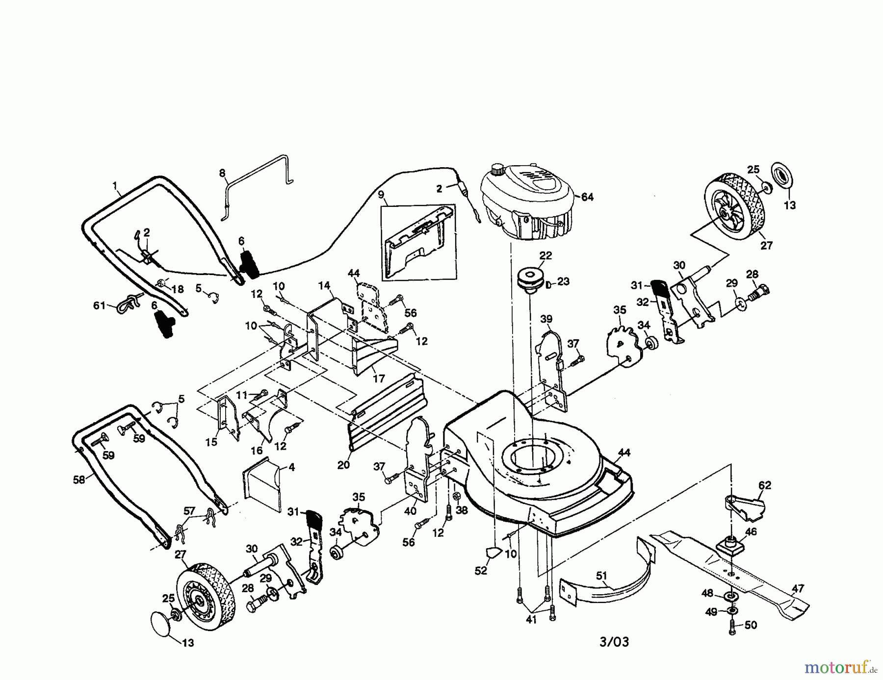 CRAFTSMAN Divers ROTARY LAWN MOWER 917.379300 Seite 1