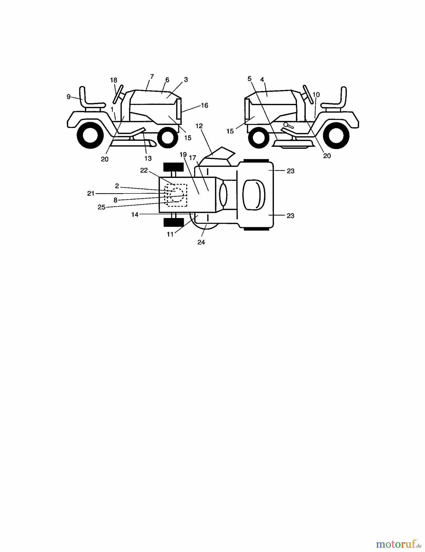 CRAFTSMAN Divers GARDEN TRACTOR 917.275283 Seite 8