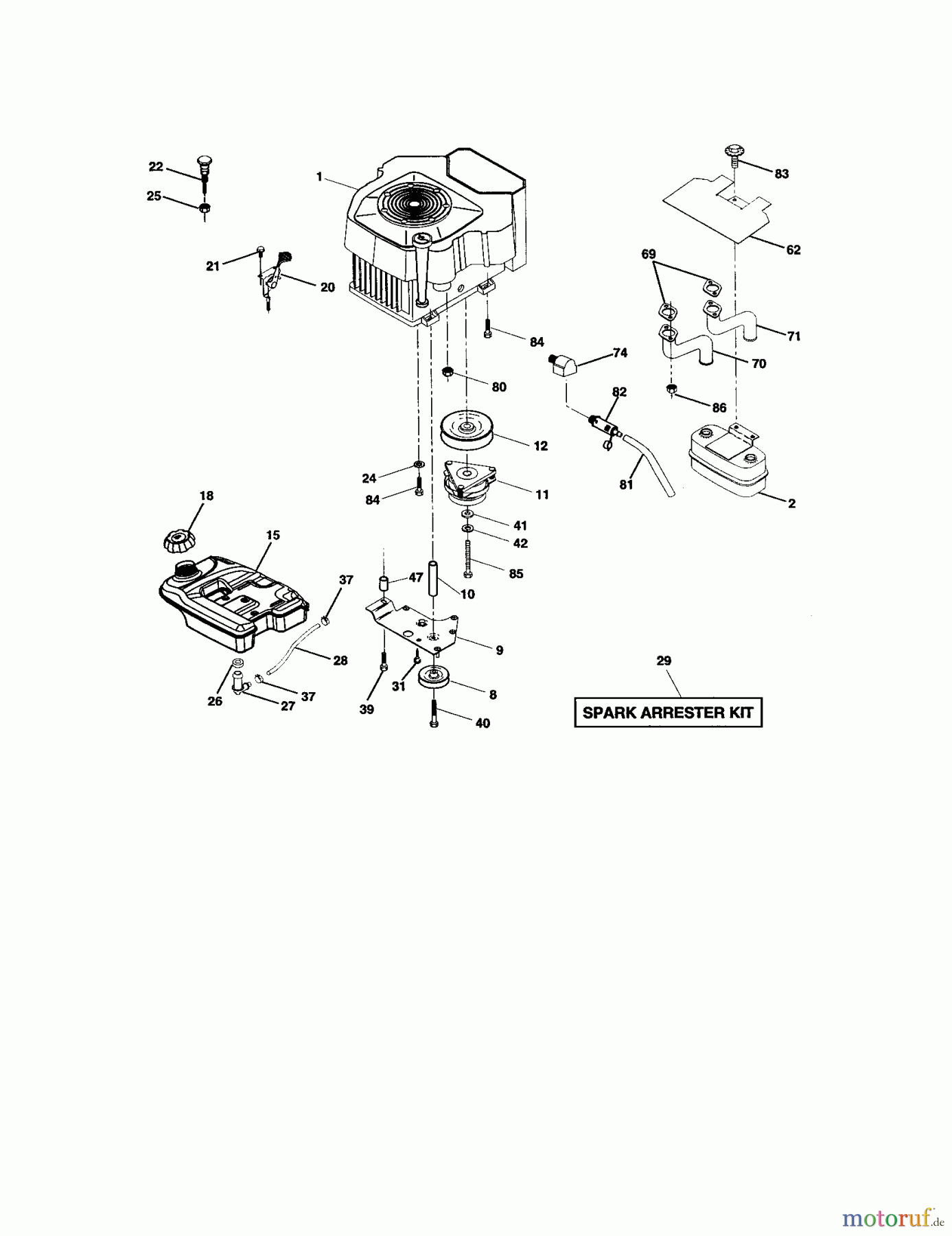 CRAFTSMAN Divers GARDEN TRACTOR 917.275284 Seite 5