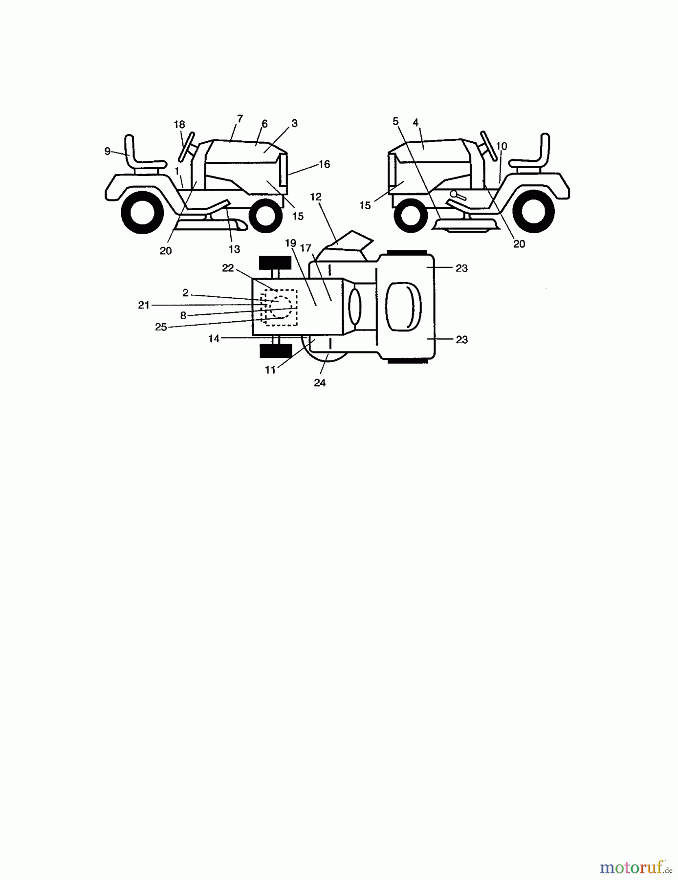 CRAFTSMAN Divers GARDEN TRACTOR 917.275284 Seite 8