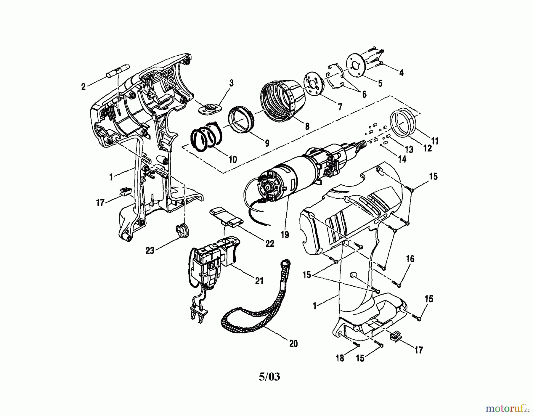 CRAFTSMAN Divers 1/2 CORDLESS DRILL 315.114480 Seite 1