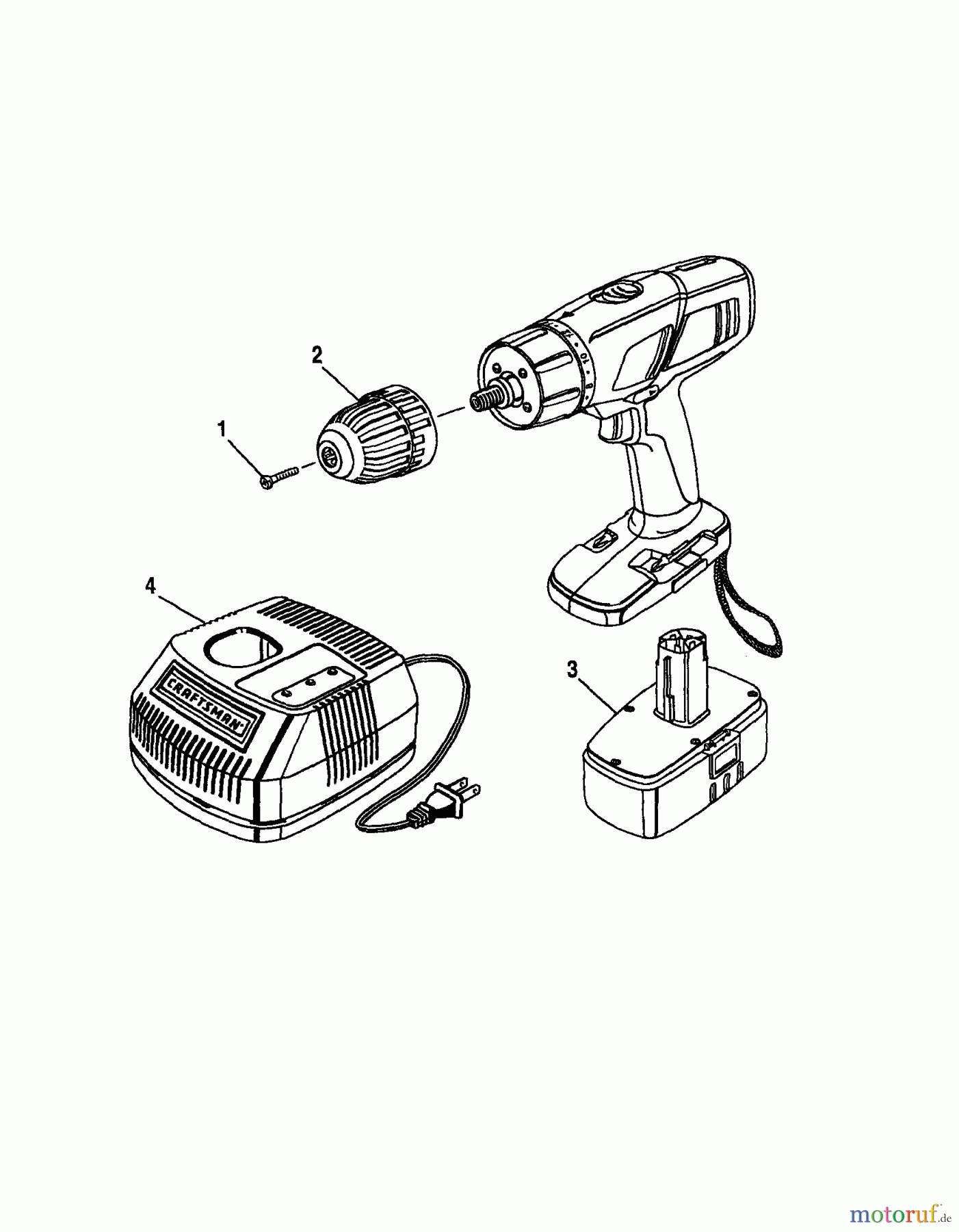  CRAFTSMAN Divers 1/2 CORDLESS DRILL 315.114480 Seite 2