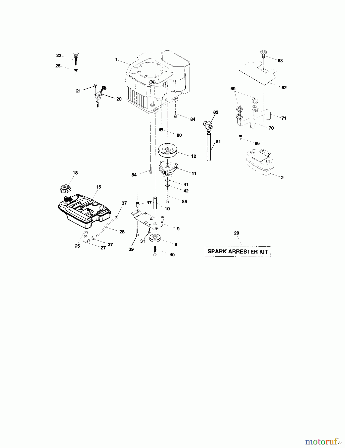 CRAFTSMAN Divers GARDEN TRACTOR 917.275286 Seite 5