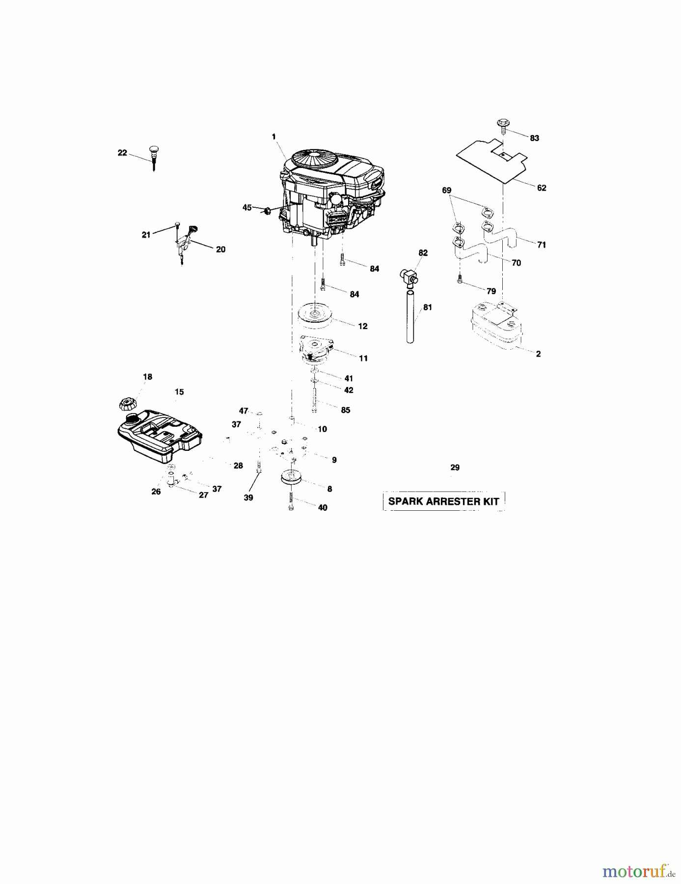 CRAFTSMAN Divers GARDEN TRACTOR 917.276081 Seite 5