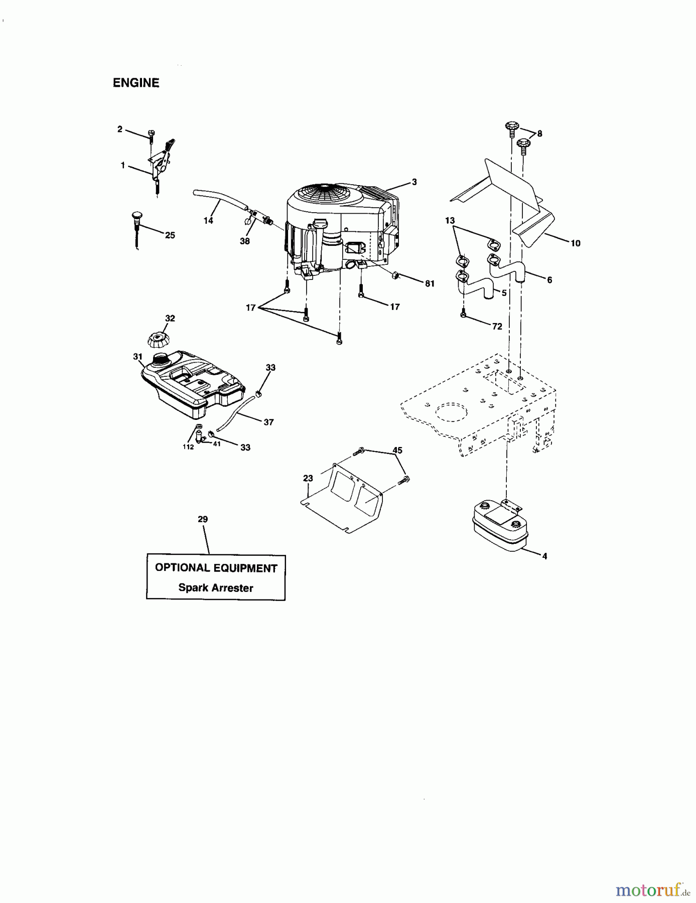  CRAFTSMAN Divers RASENTRAKTOR 917.273611 Seite 5