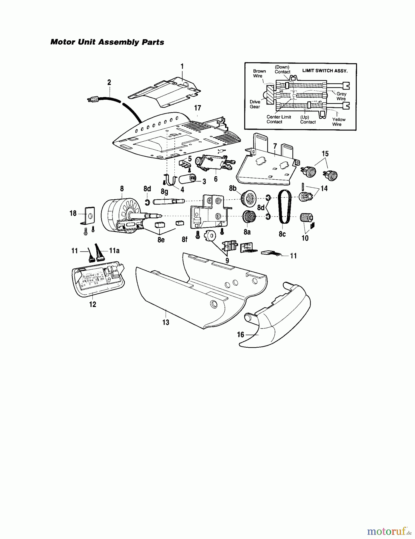 CRAFTSMAN Divers DE-GARAGE DOOR OPENER 139.5399211 Seite 3