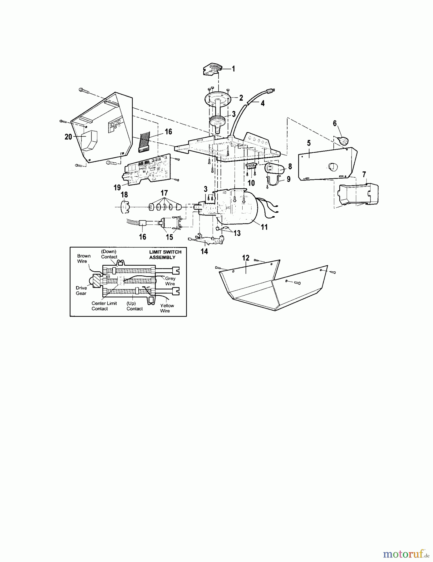  CRAFTSMAN Divers DE-GARAGE DOOR OPENER 139.53910 Seite 3