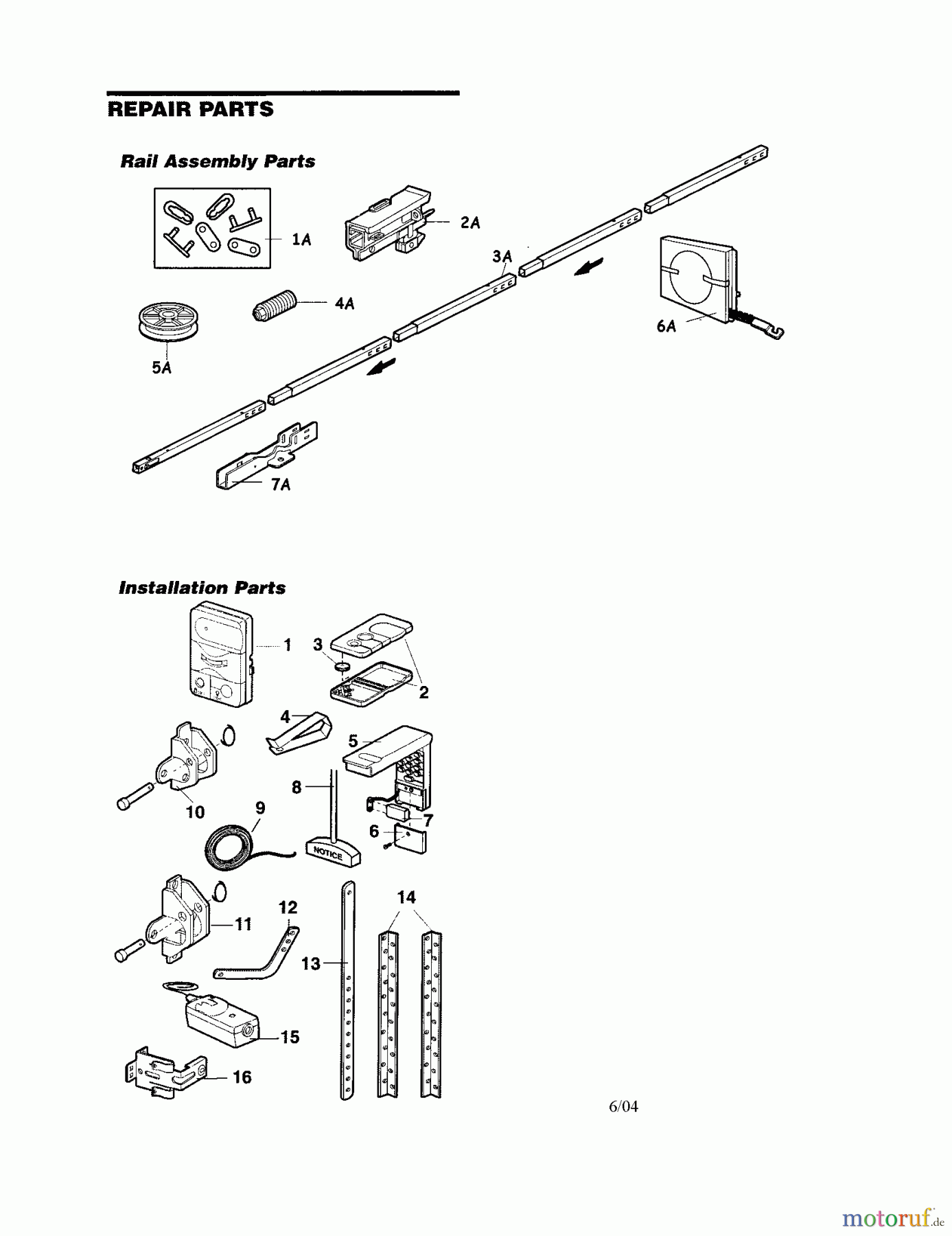 CRAFTSMAN Divers DE-GARAGE DOOR OPENER 139.53919 Seite 1