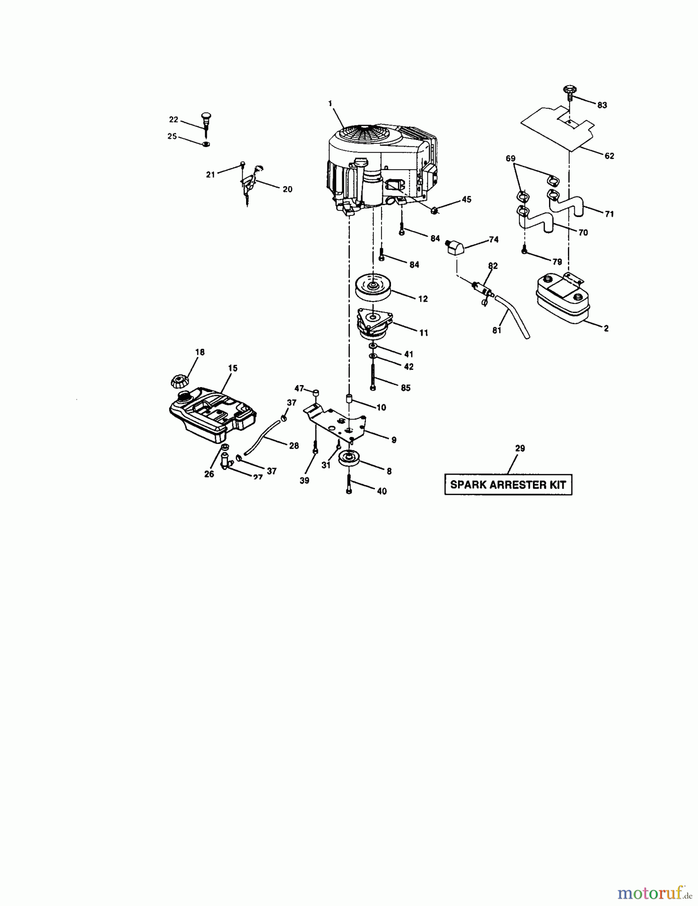 CRAFTSMAN Divers GARDEN TRACTOR 917.276080 Seite 5