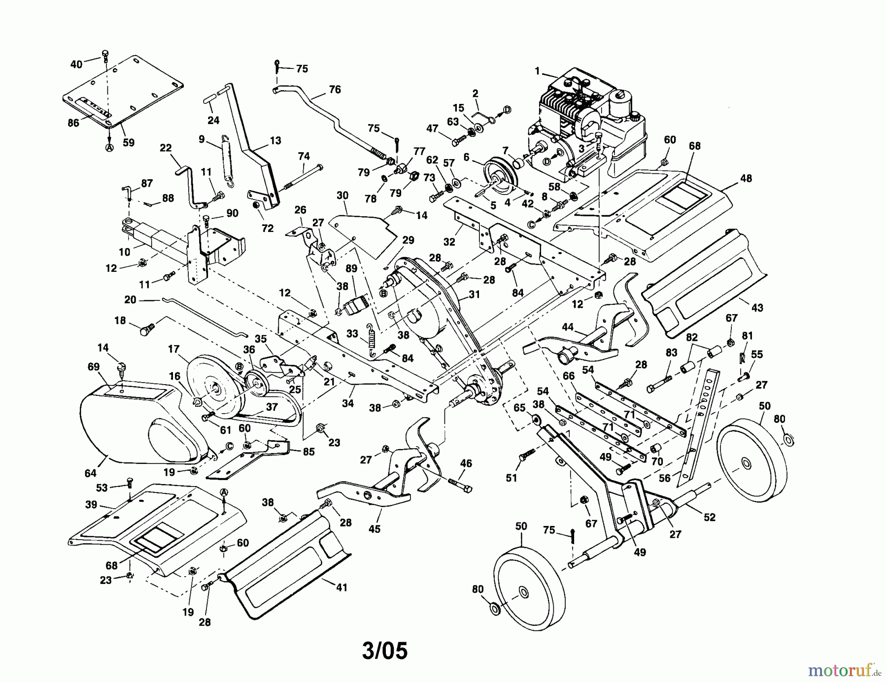 CRAFTSMAN Divers TILLER 486.252443 Seite 1