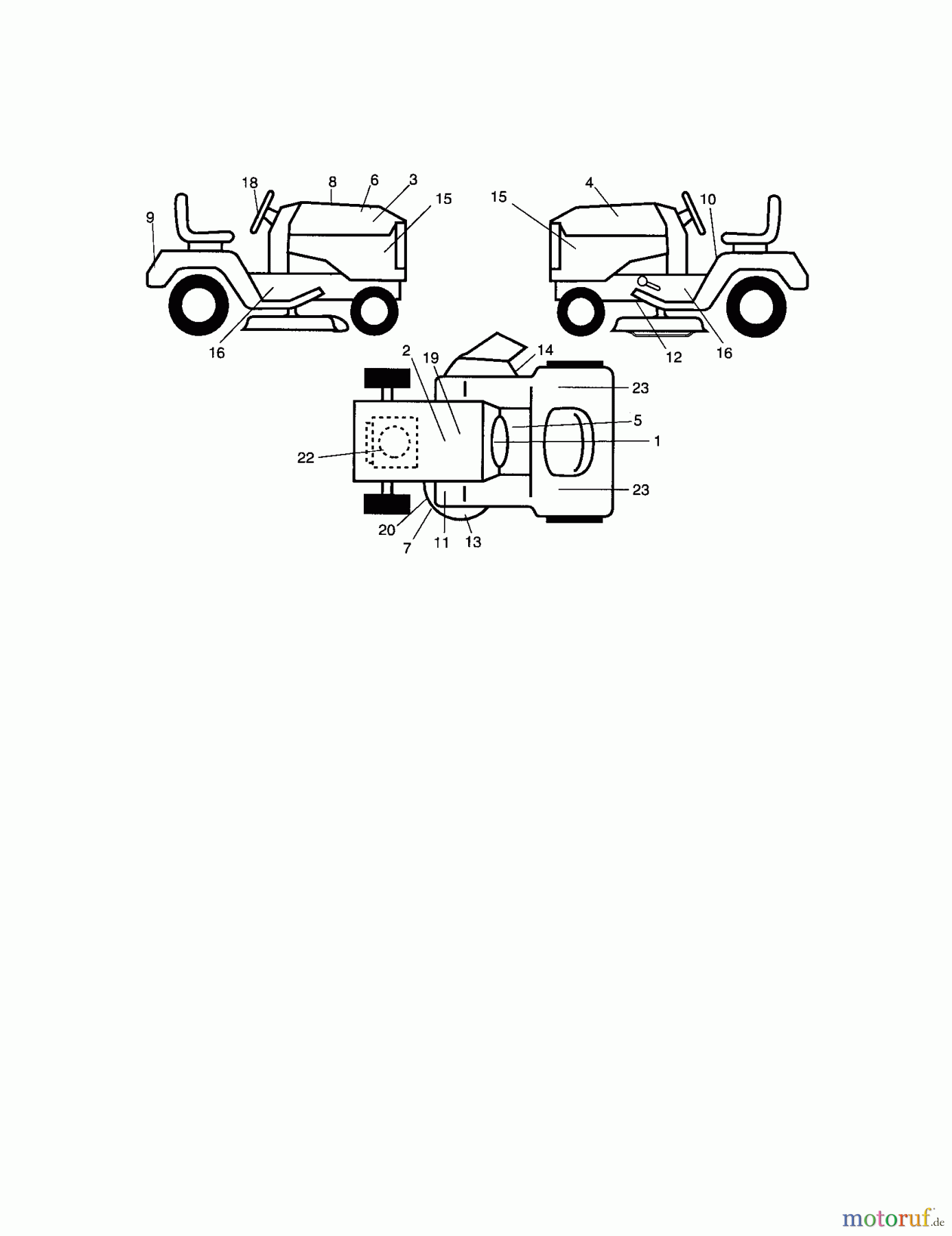 CRAFTSMAN Divers GARDEN TRACTOR 917.276341 Seite 7