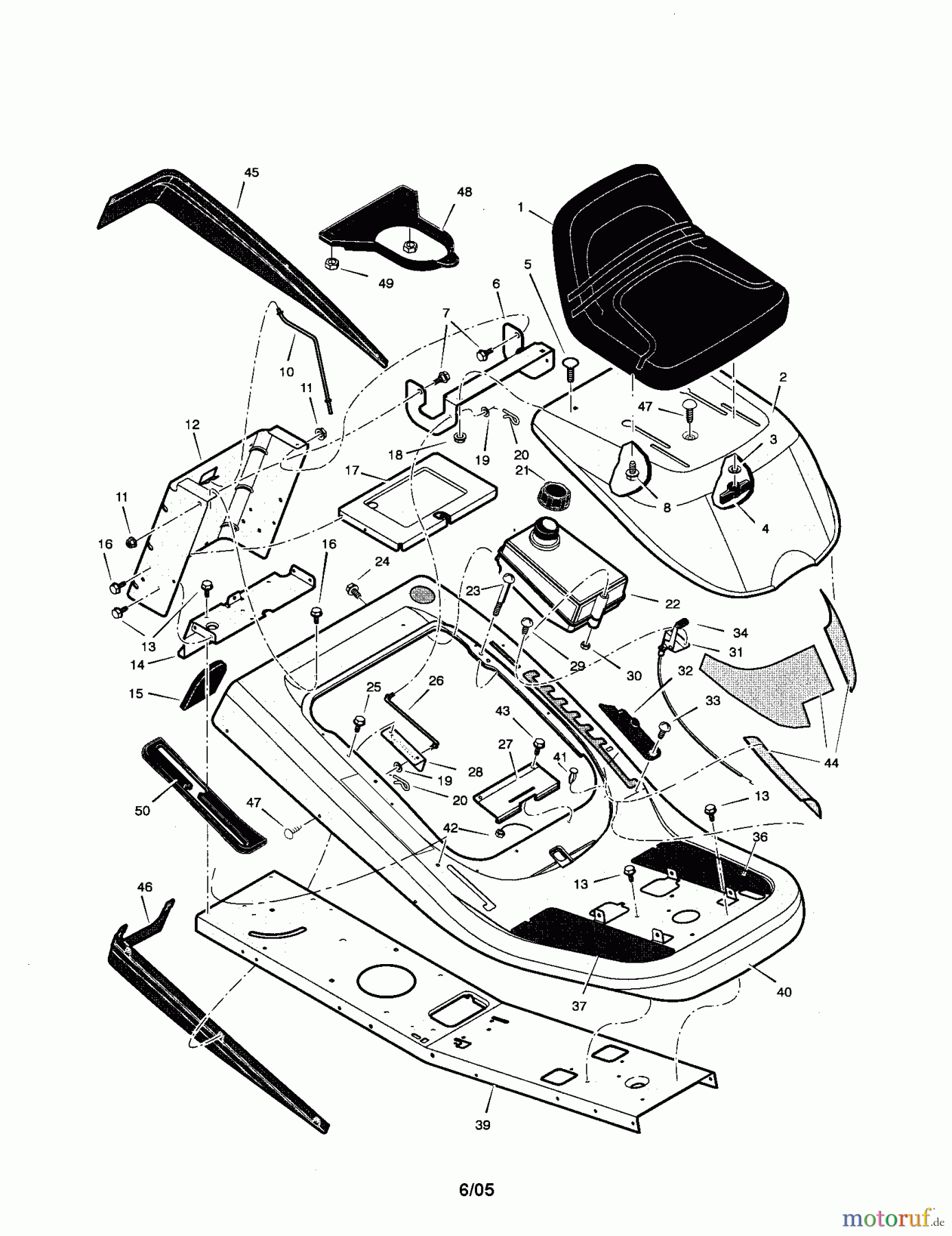 CRAFTSMAN Divers REAR ENGINE MOWER 536.270301 Seite 1