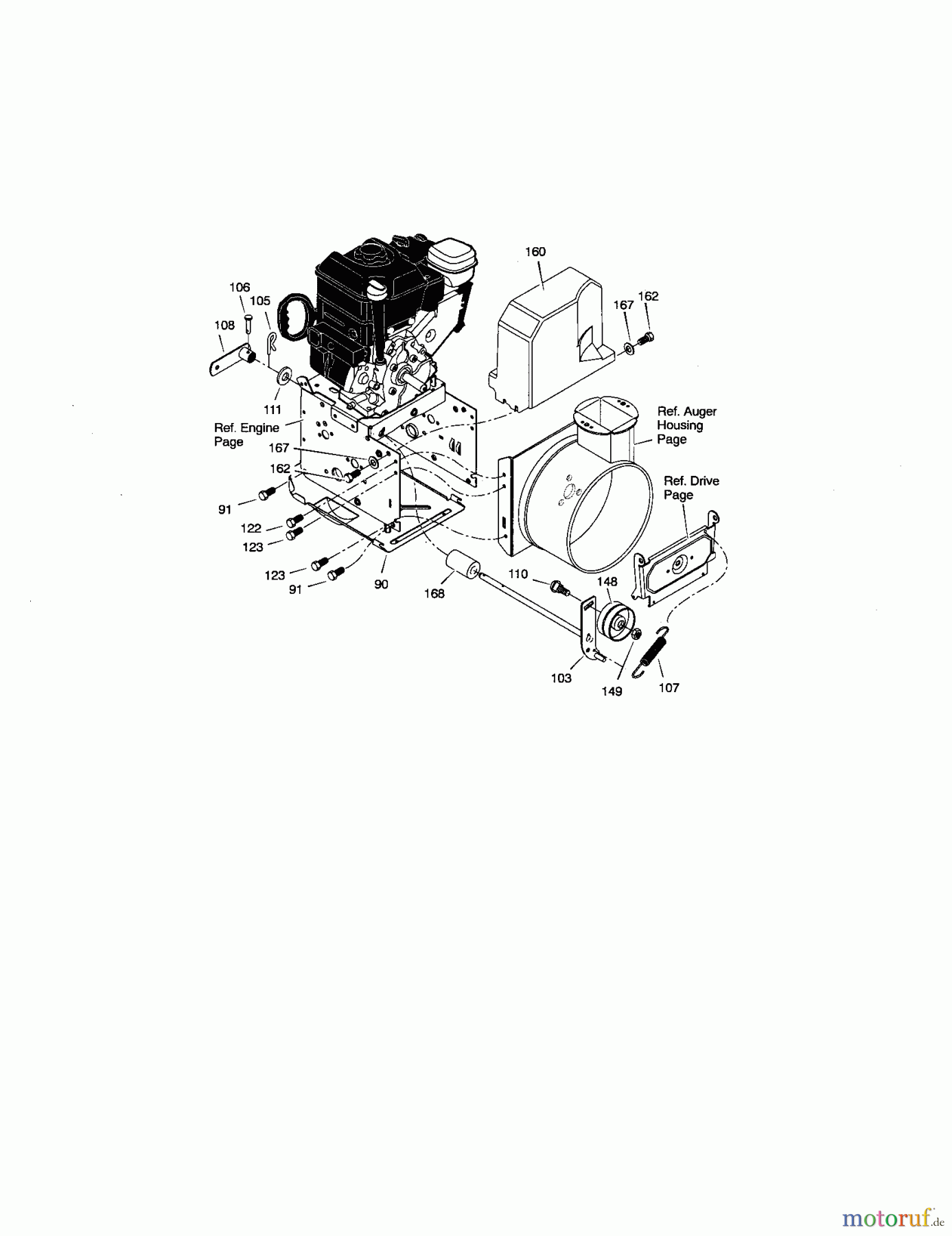 CRAFTSMAN Divers 6.5HP SNOW THROWER 536.881650 Seite 2
