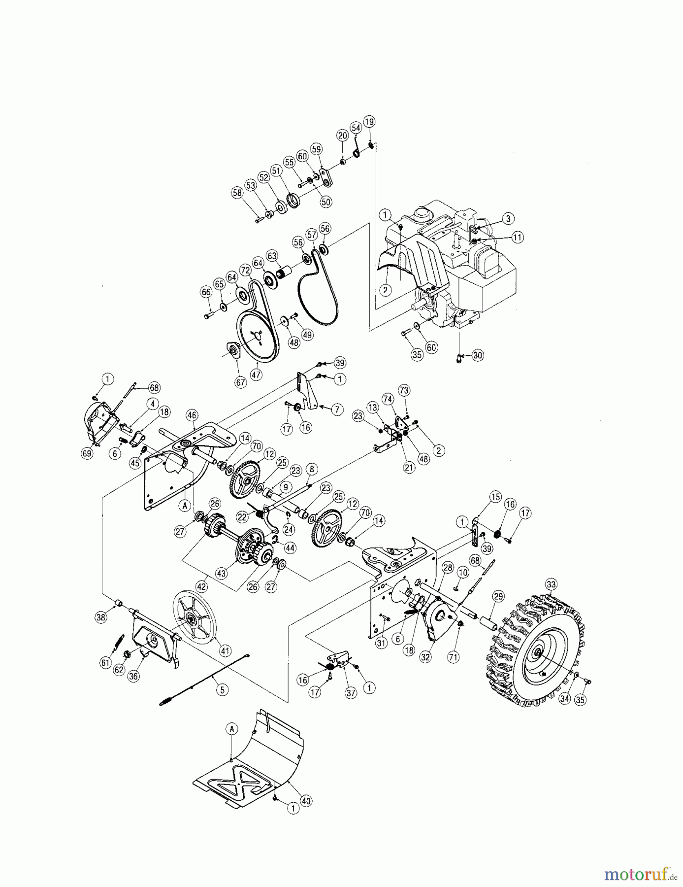 CRAFTSMAN Divers SNOW THROWER - GEAR 247.887900G Seite 3